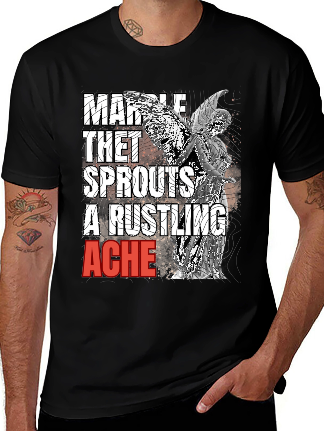 Marble Thet Sprouts Graphic Tee