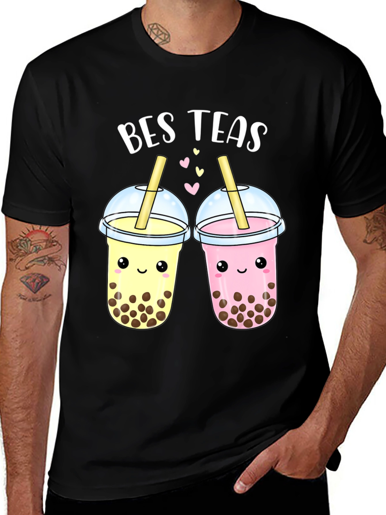 Variant 17 of Bes Teas Bubble Tea Graphic T-Shirt