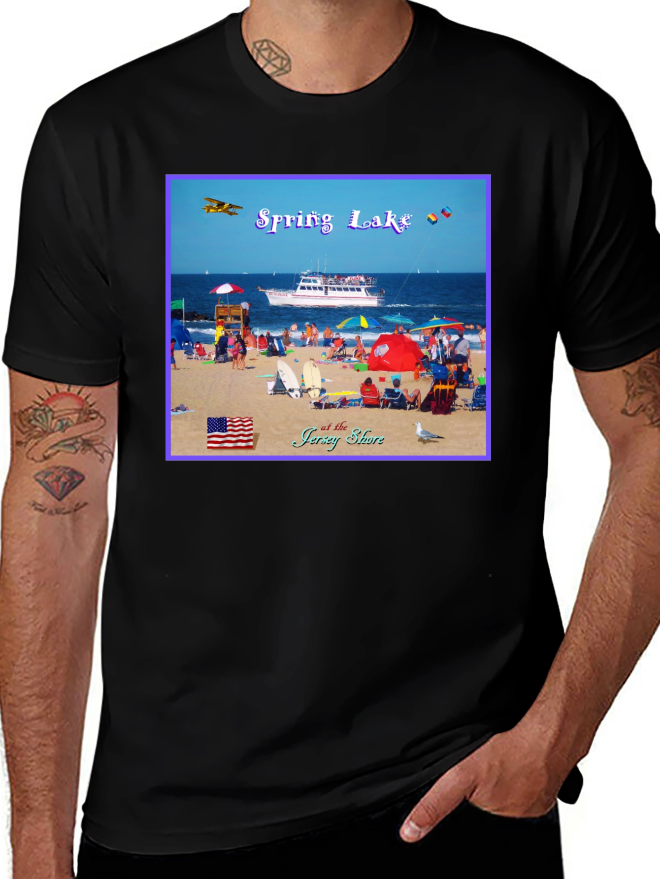 Spring Lake Jersey Shore Graphic T-Shirt