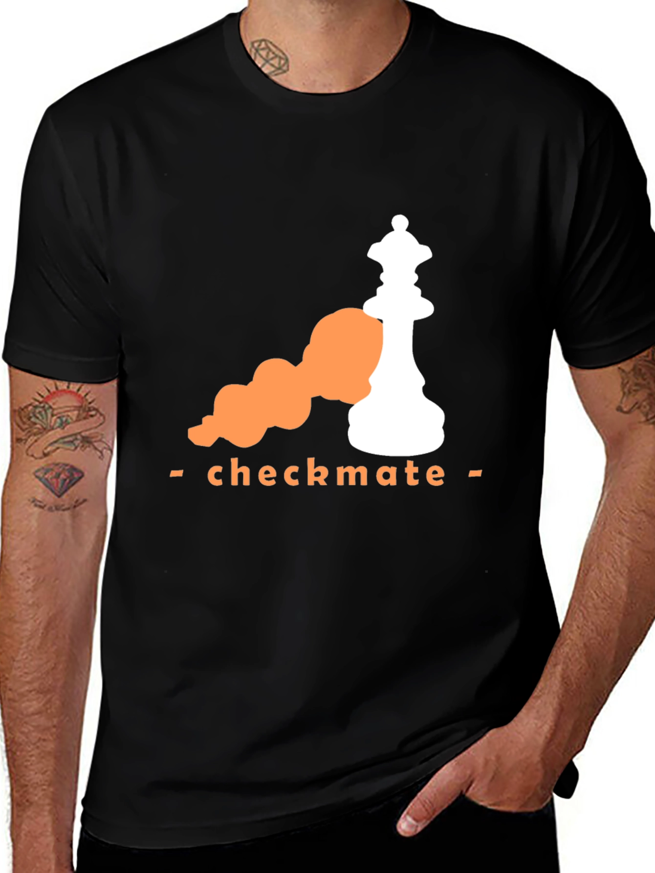 Variant 15 of Checkmate Chess Queen T-Shirt - Bold Graphic Tee