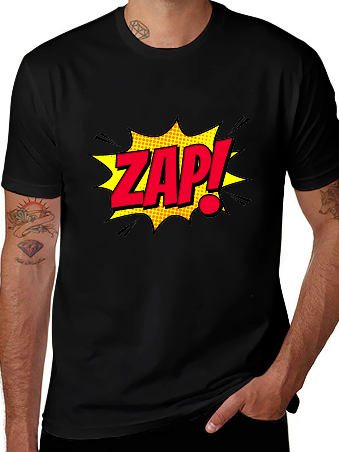 Variant 14 of ZAP! Comic Book Style Graphic T-Shirt
