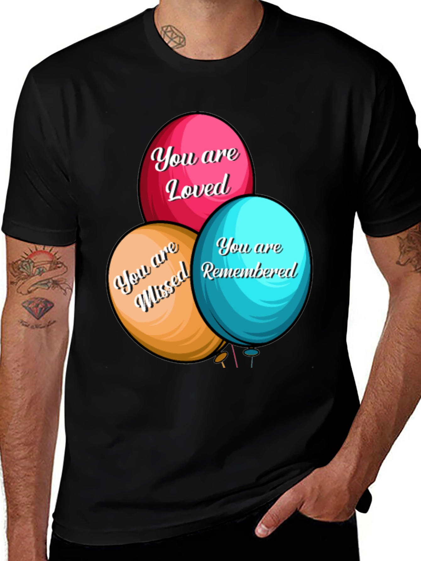 You Are Loved Balloons Graphic T-Shirt