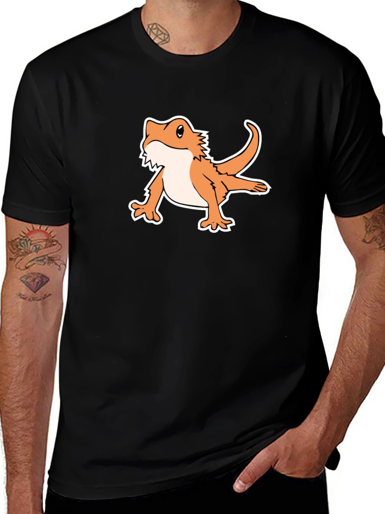 Variant 9 of Bearded Dragon Tee - Cute Lizard Pet Graphic T-Shirt