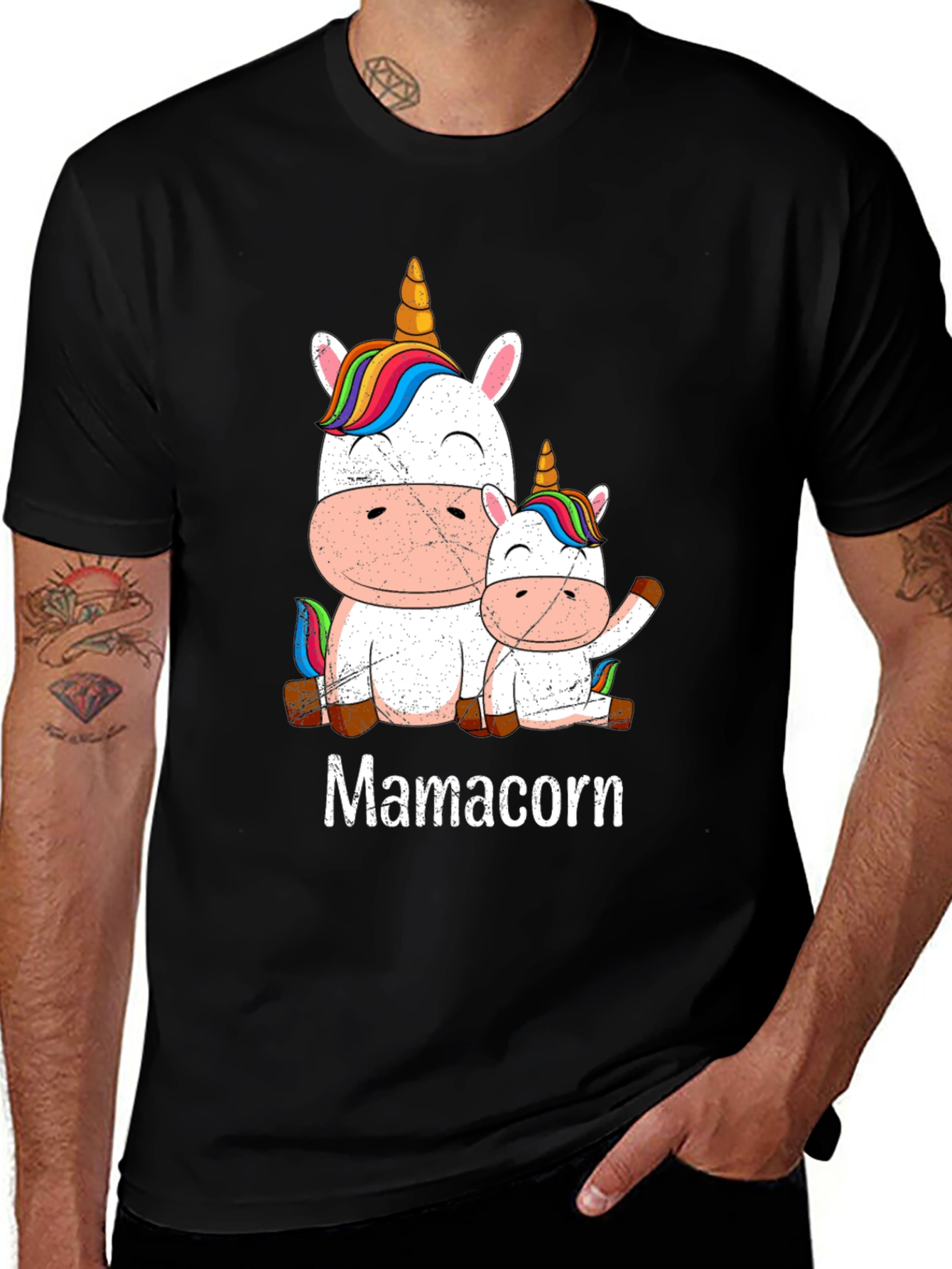 Mamcorn Unicorn Graphic Tee - Mother's Day Gift