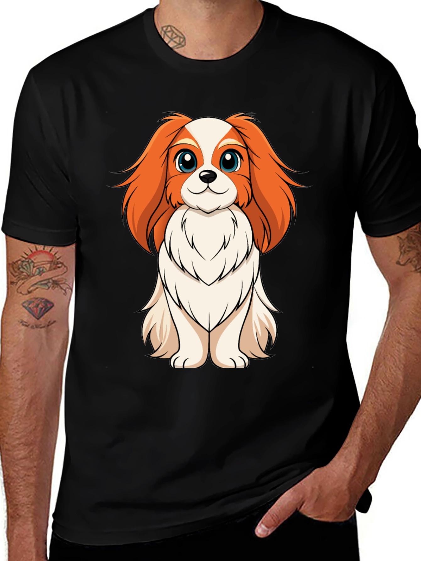 Variant 29 of Cute Cavalier Spaniel Dog T-Shirt