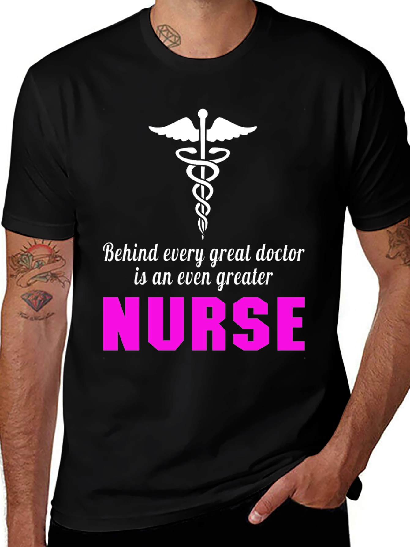 Variant 17 of Nurse Appreciation T-Shirt - Great Doctor, Greater Nurse