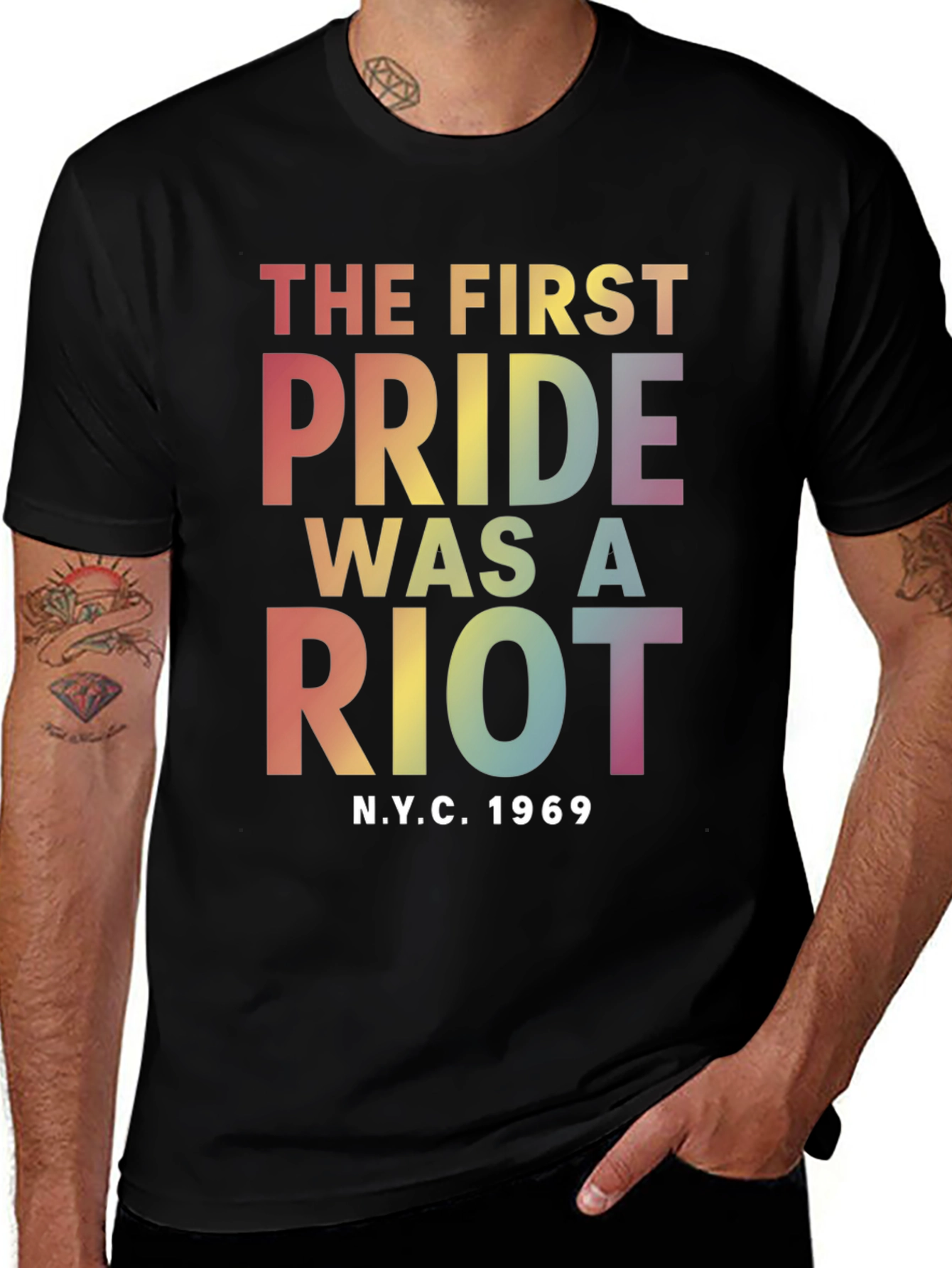 Pride Riot Tee - NYC 1969 LGBTQ+ Pride T-Shirt
