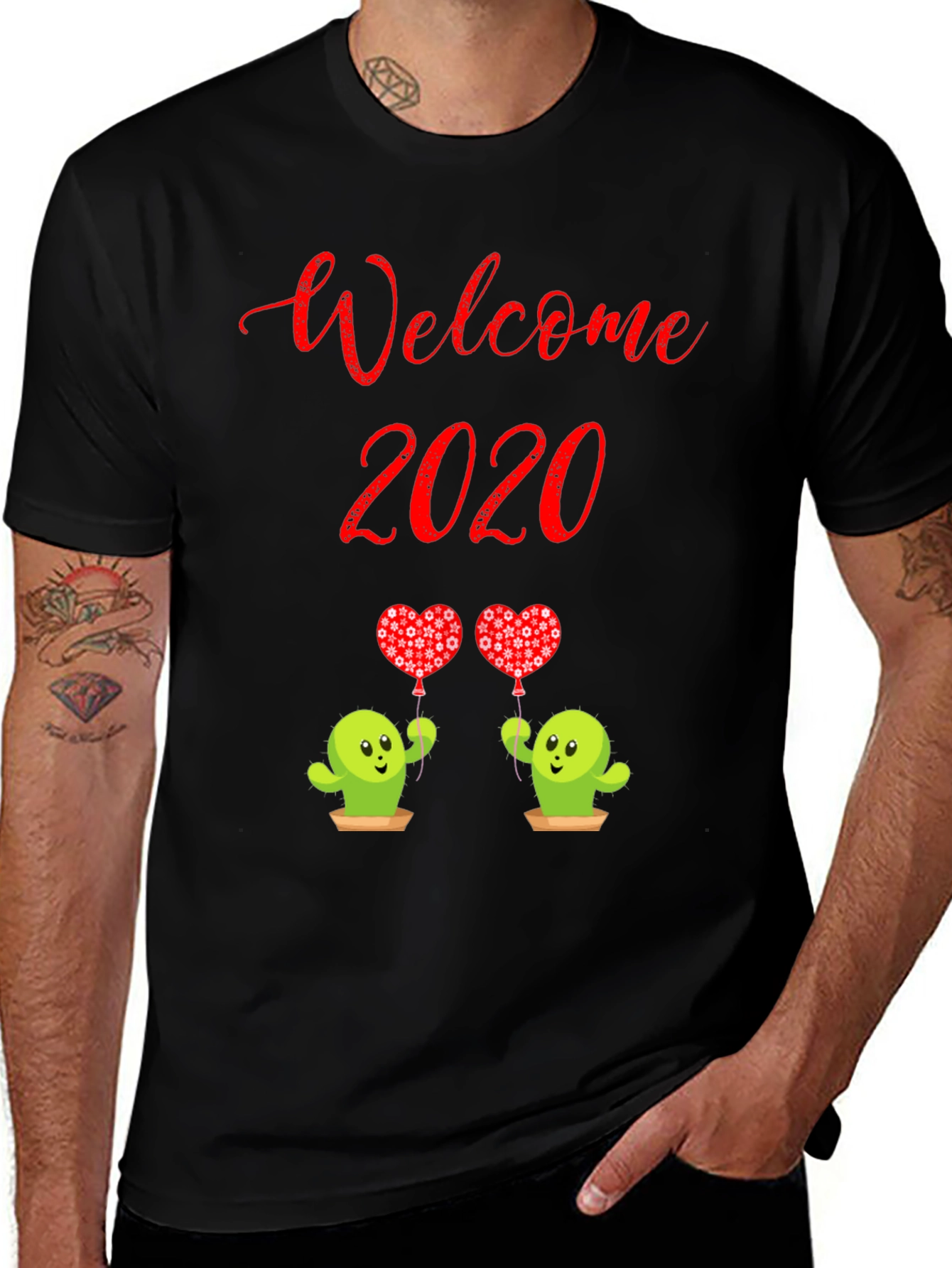 Variant 10 of Welcome 2020 Cactus T-Shirt