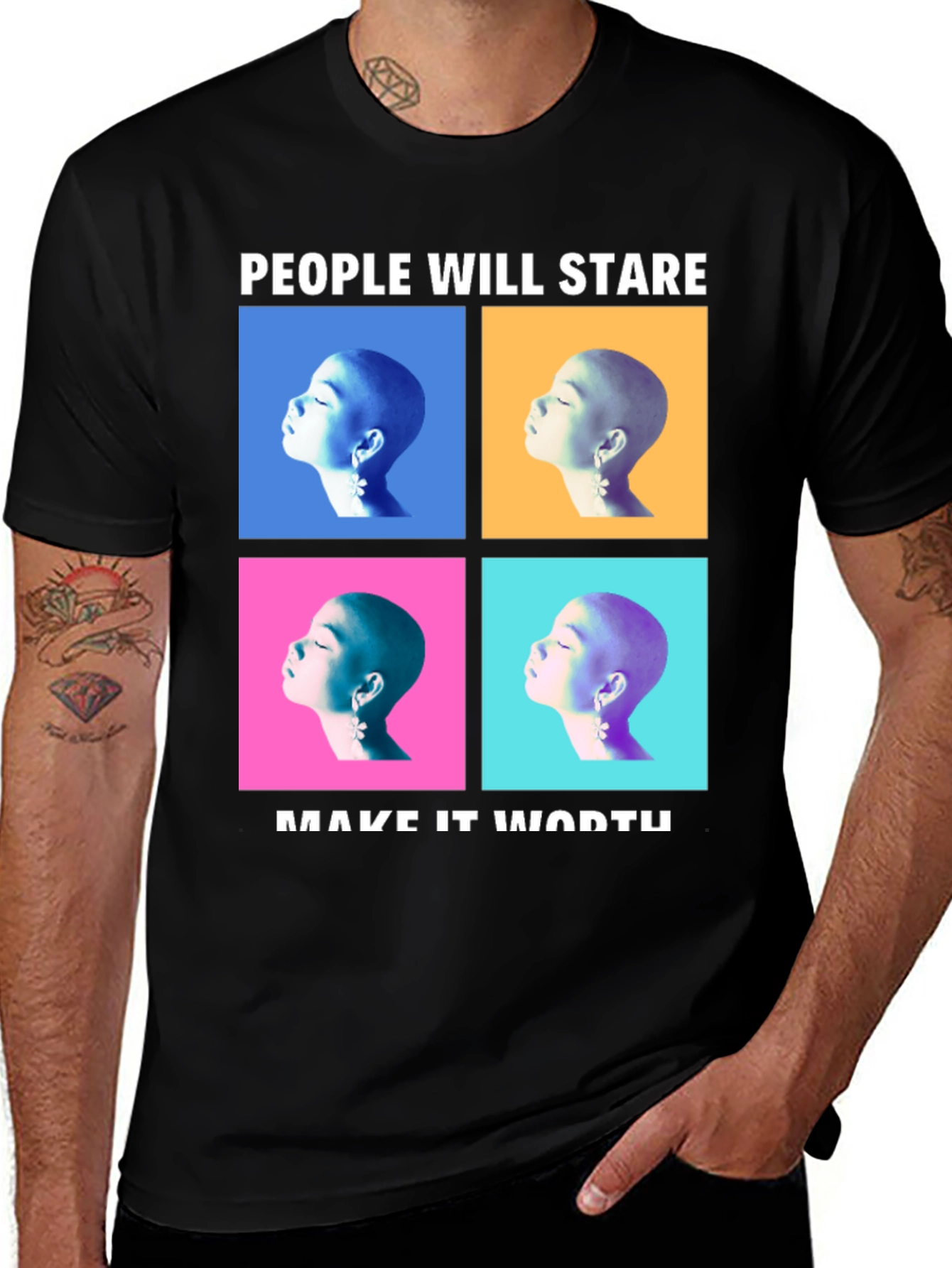 Variant 15 of Statement T-Shirt: People Will Stare Graphic Tee