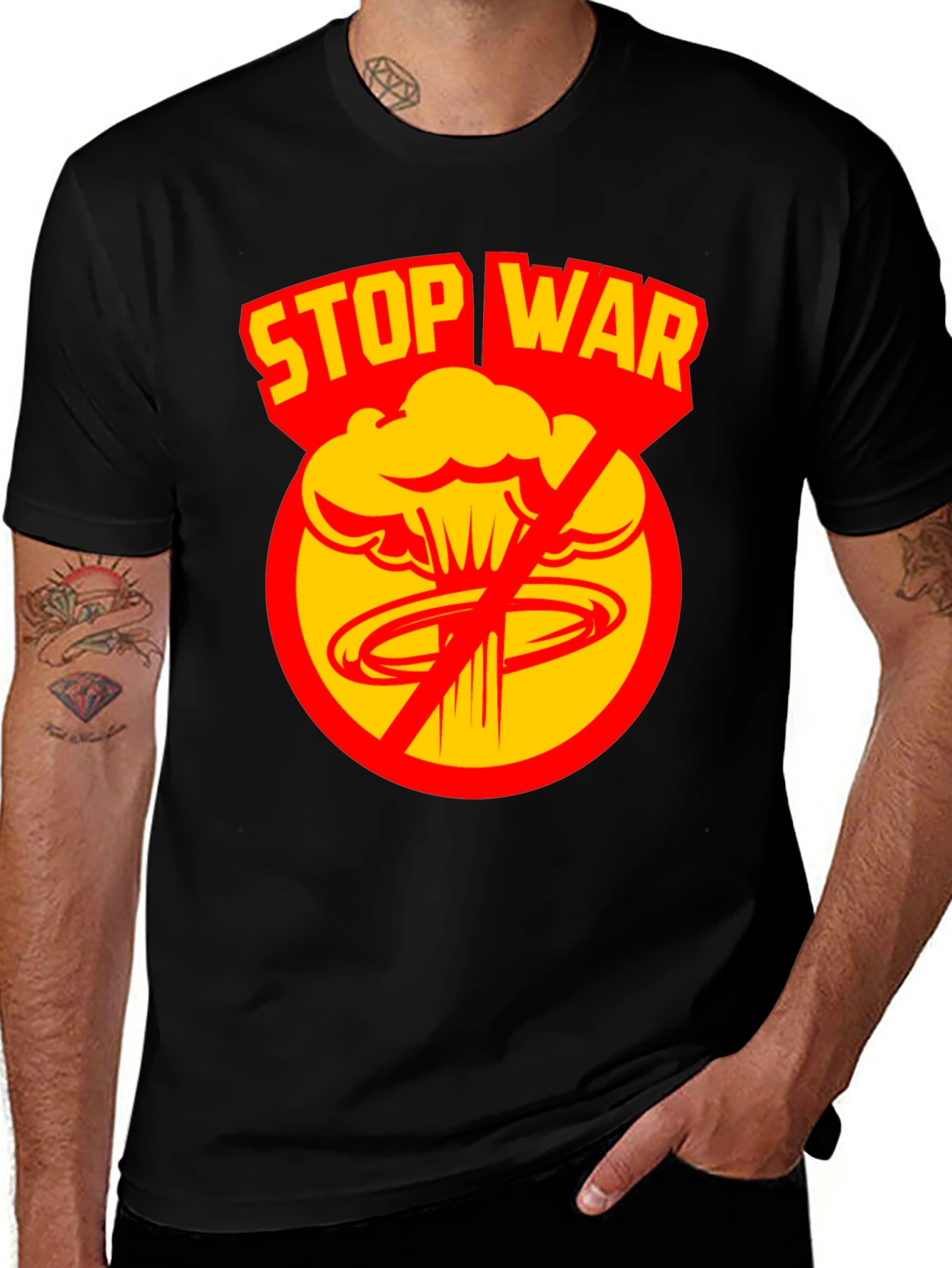 Variant 25 of Stop War Graphic Tee