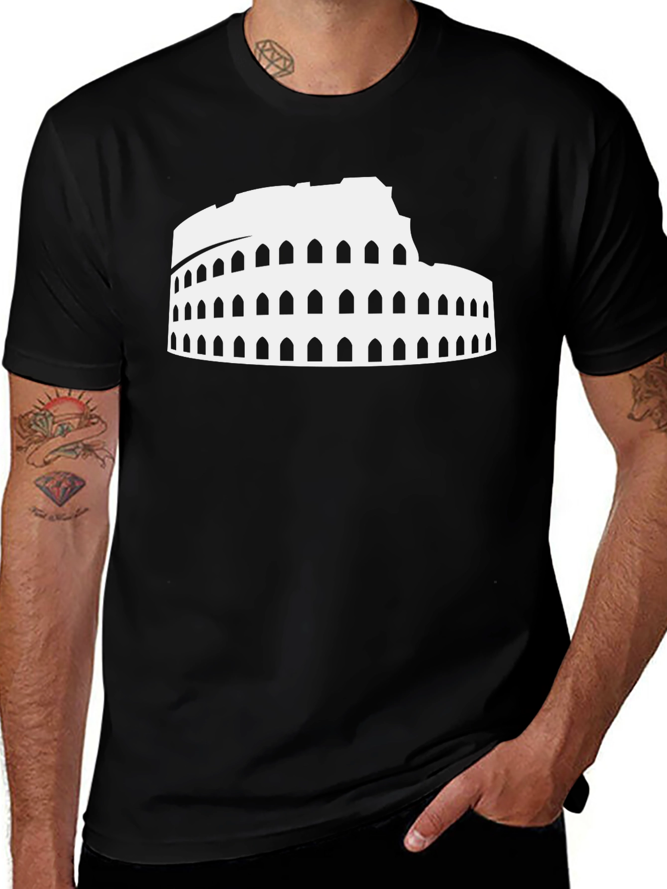 Colosseum Graphic Tee - Classic Landmark Design