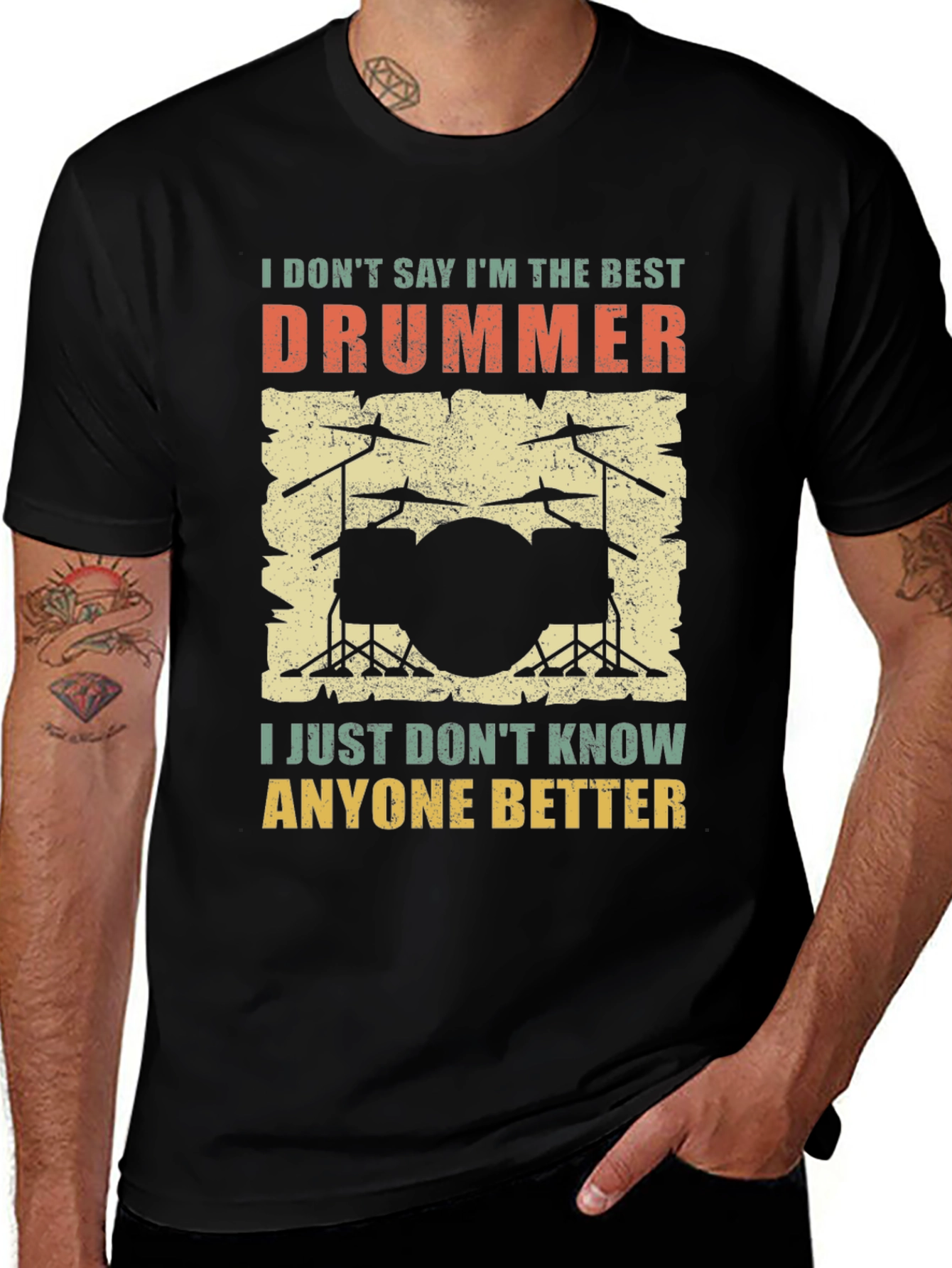 Variant 25 of Best Drummer Graphic Tee