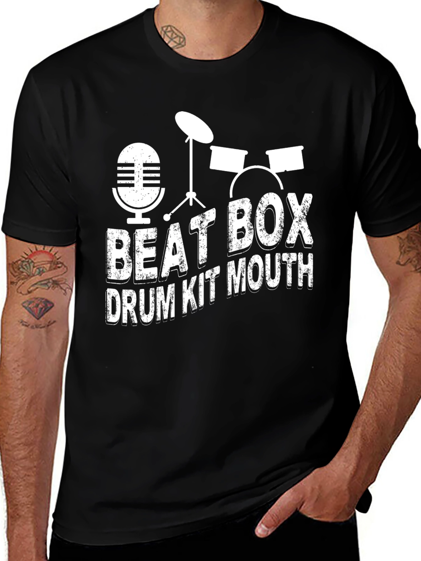Beat Box Drum Kit Mouth T-Shirt