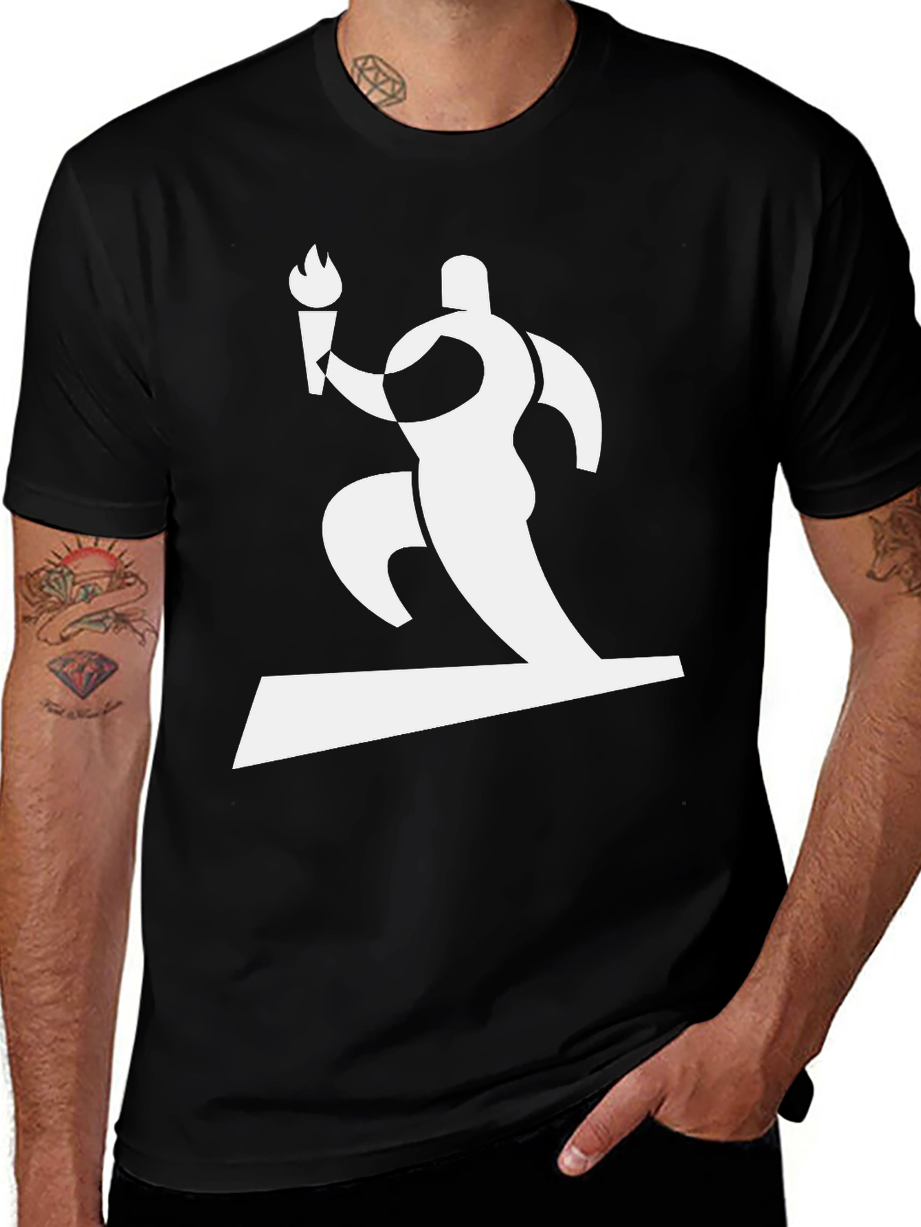 Torchbearer Graphic Tee - Black