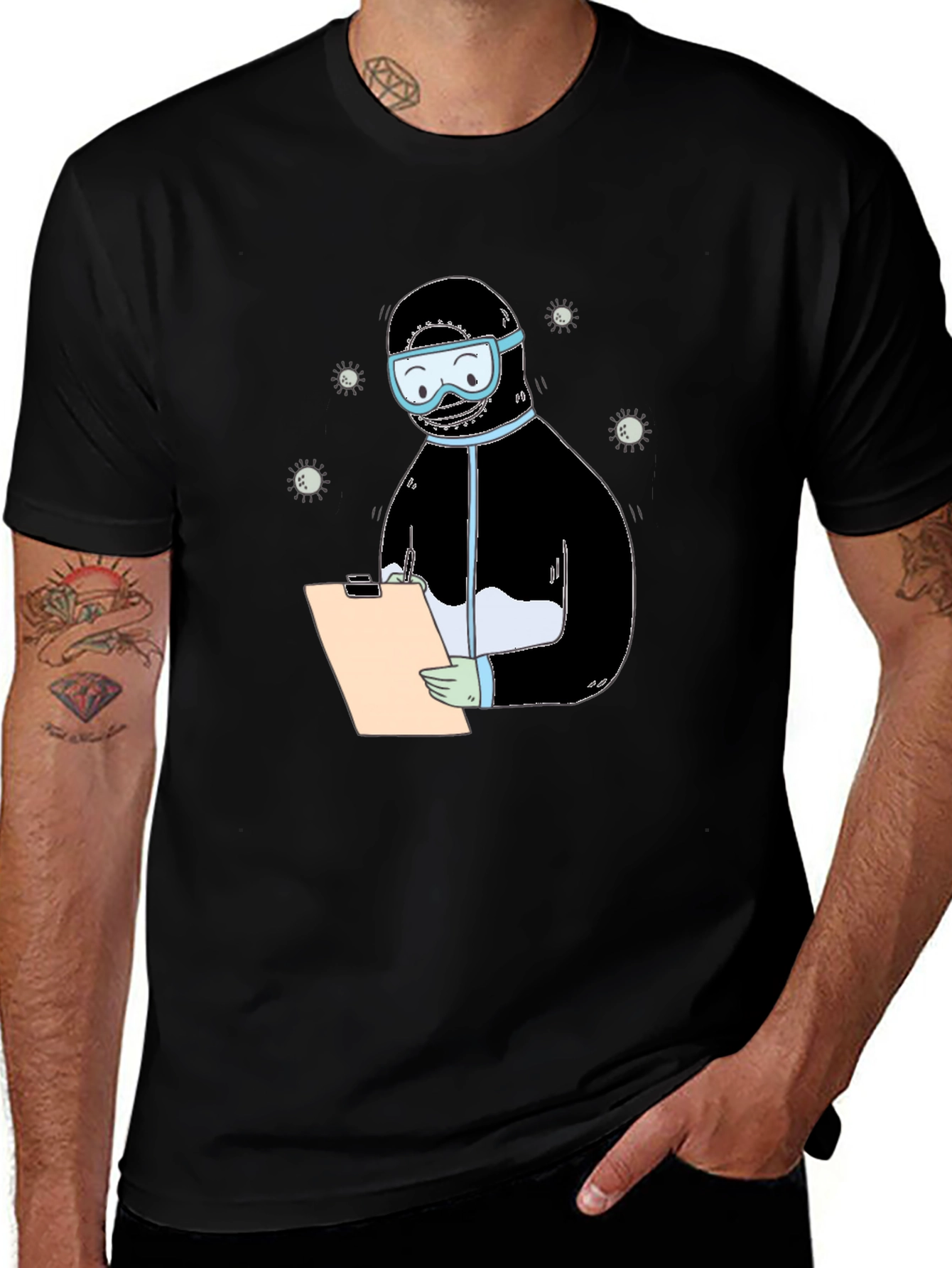 Variant 13 of Cartoon Hazmat T-Shirt