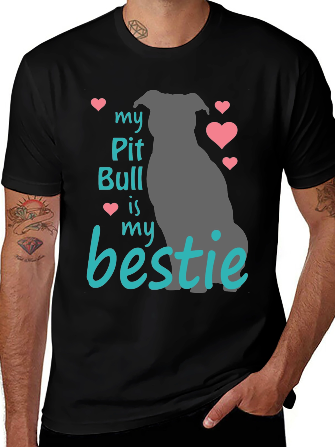 Variant 11 of My Pit Bull Is My Bestie T-Shirt