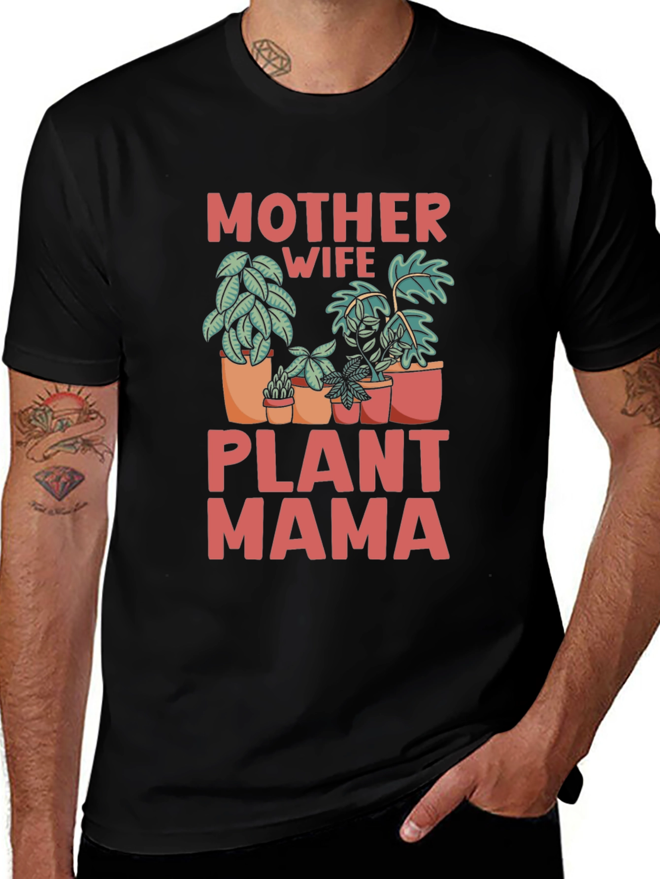 Variant 8 of Mother Wife Plant Mama Graphic T-Shirt
