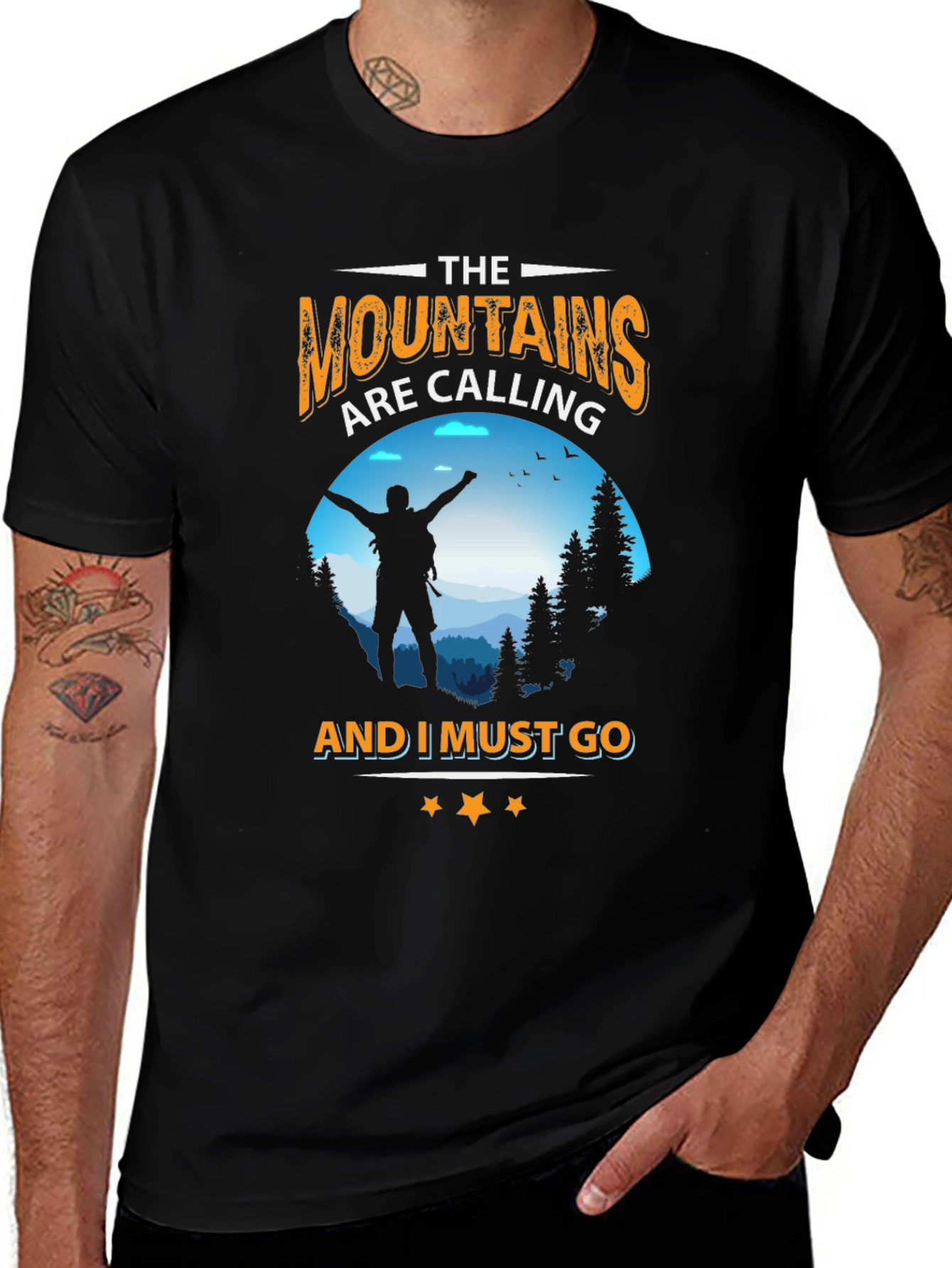 Variant 14 of Mountains are Calling Graphic Tee