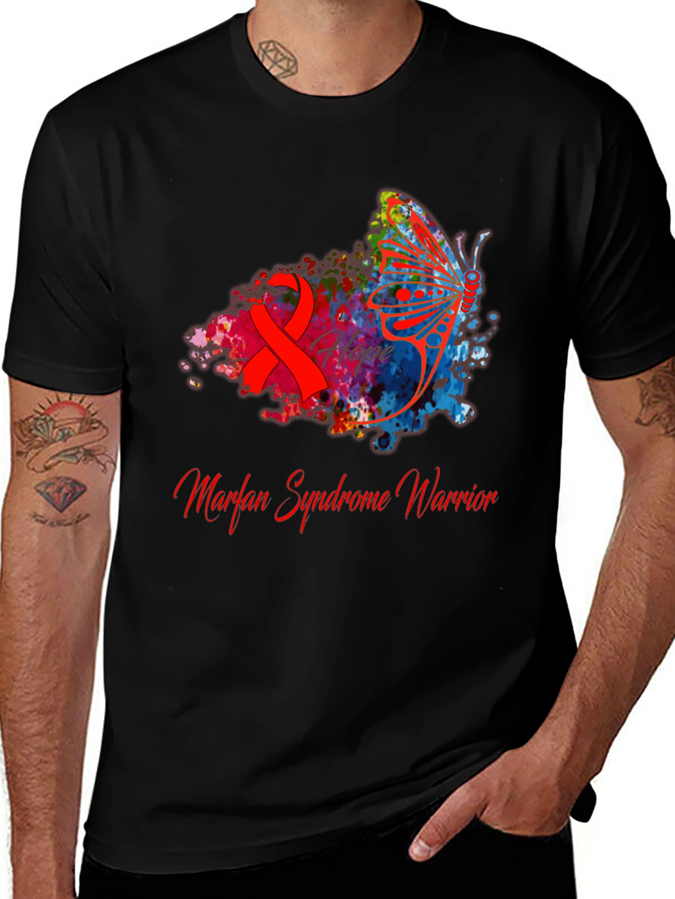 Marfan Syndrome Awareness Warrior T-Shirt
