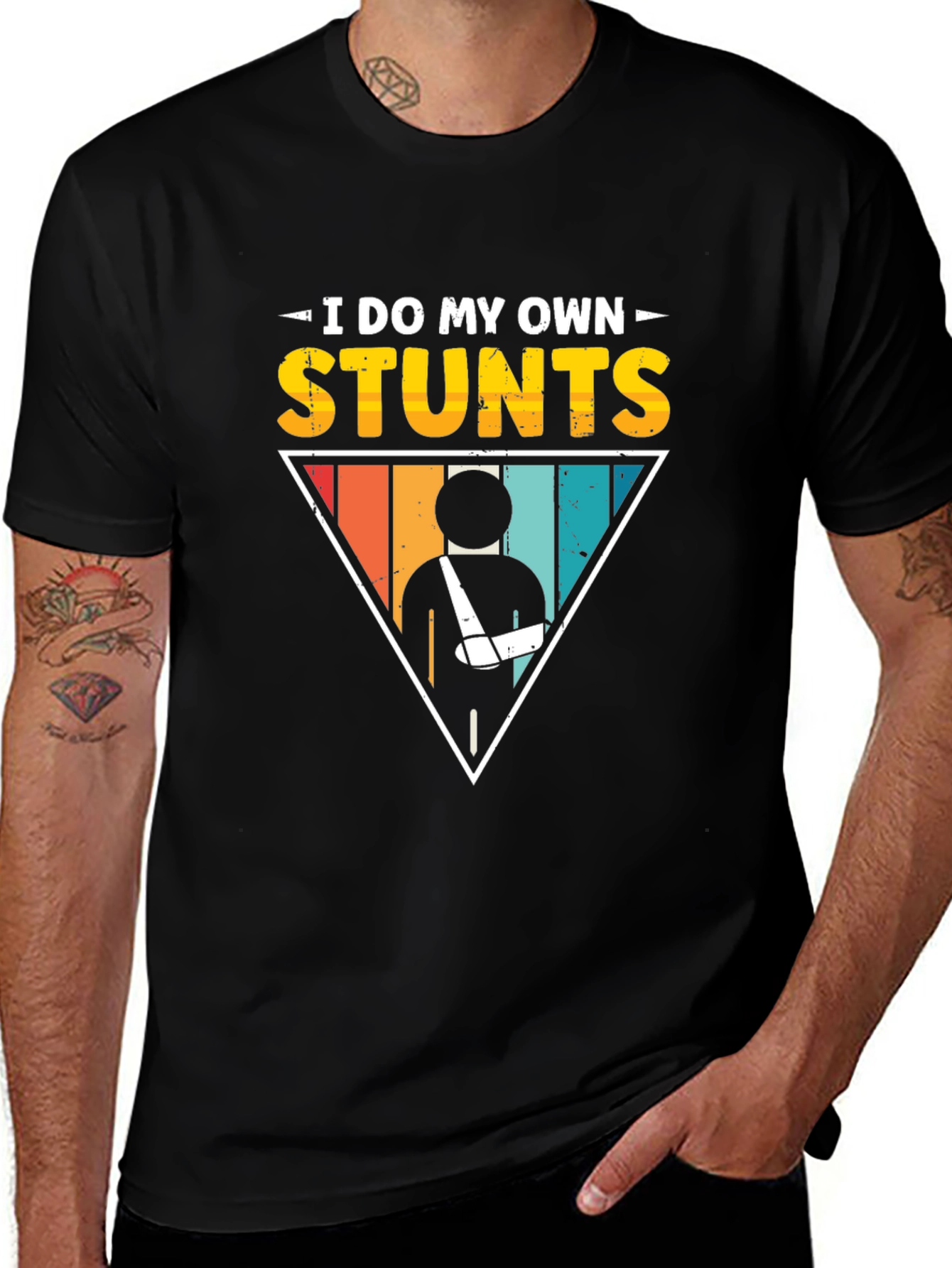 Variant 11 of I Do My Own Stunts Graphic Tee