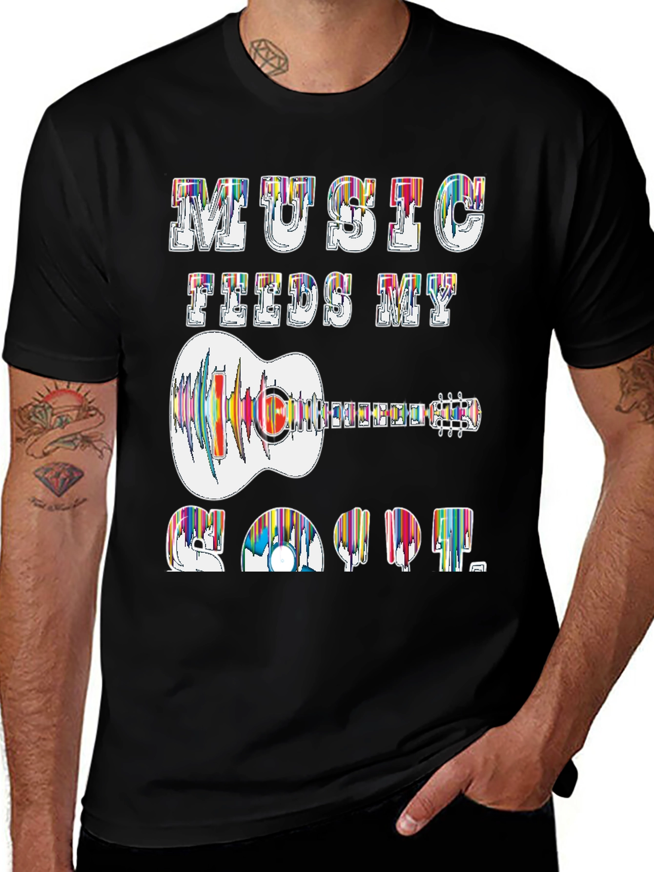Variant 25 of Music Feeds My Soul Graphic Tee