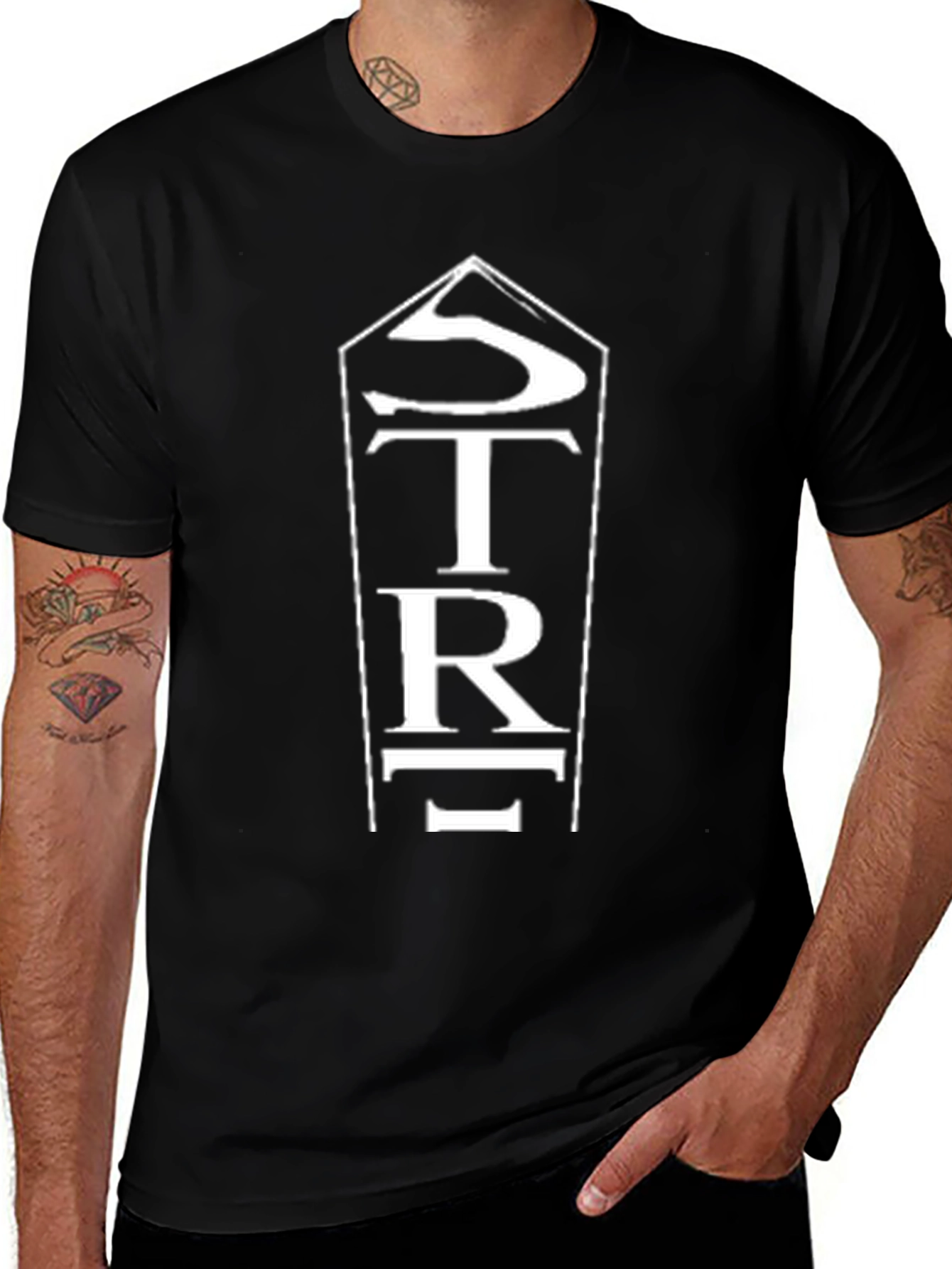 Variant 21 of STRL Tombstone Graphic T-Shirt - Classic Black