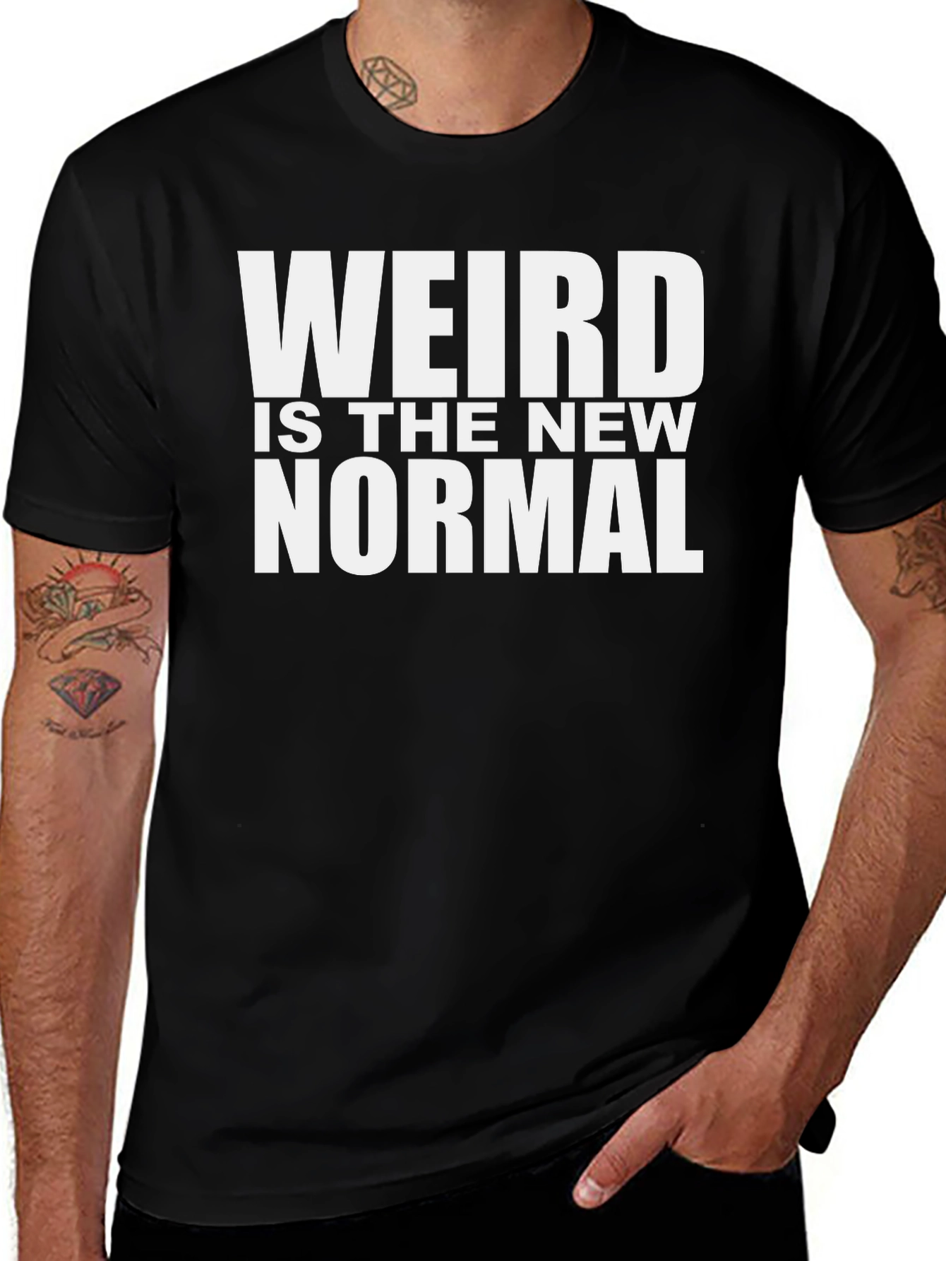 Variant 26 of Weird is the New Normal Graphic Tee