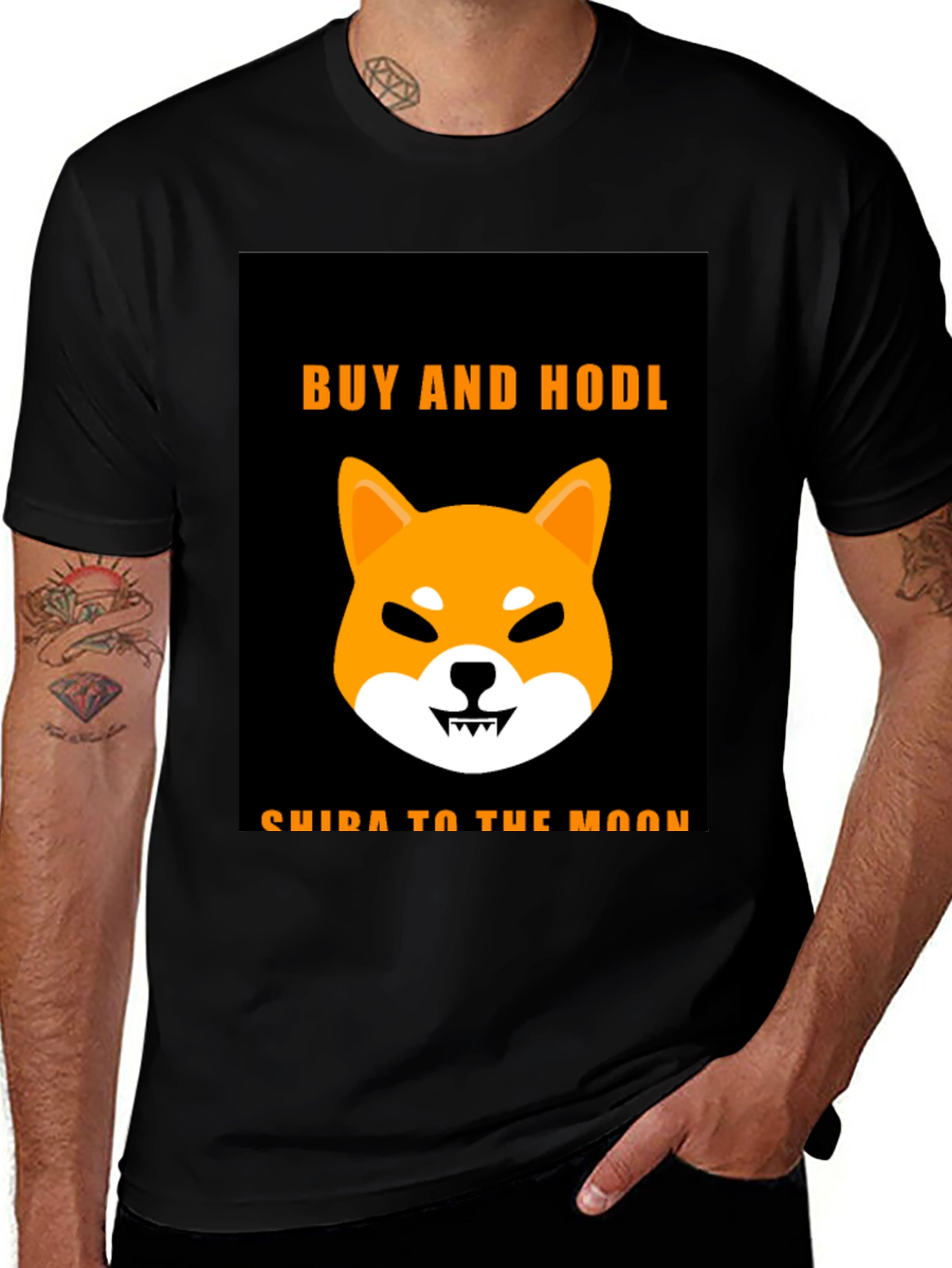 Shiba Inu Crypto Meme T-Shirt - Buy and Hodl