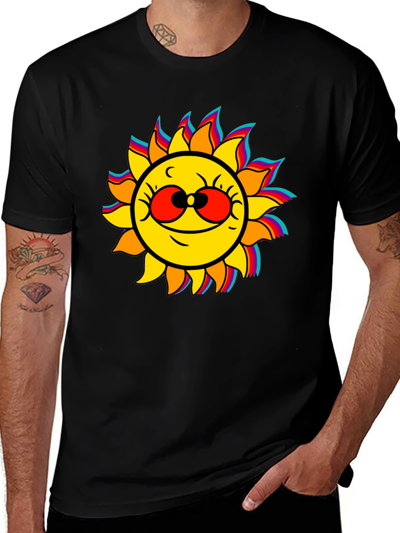 Variant 10 of Smiling Sun Graphic Tee