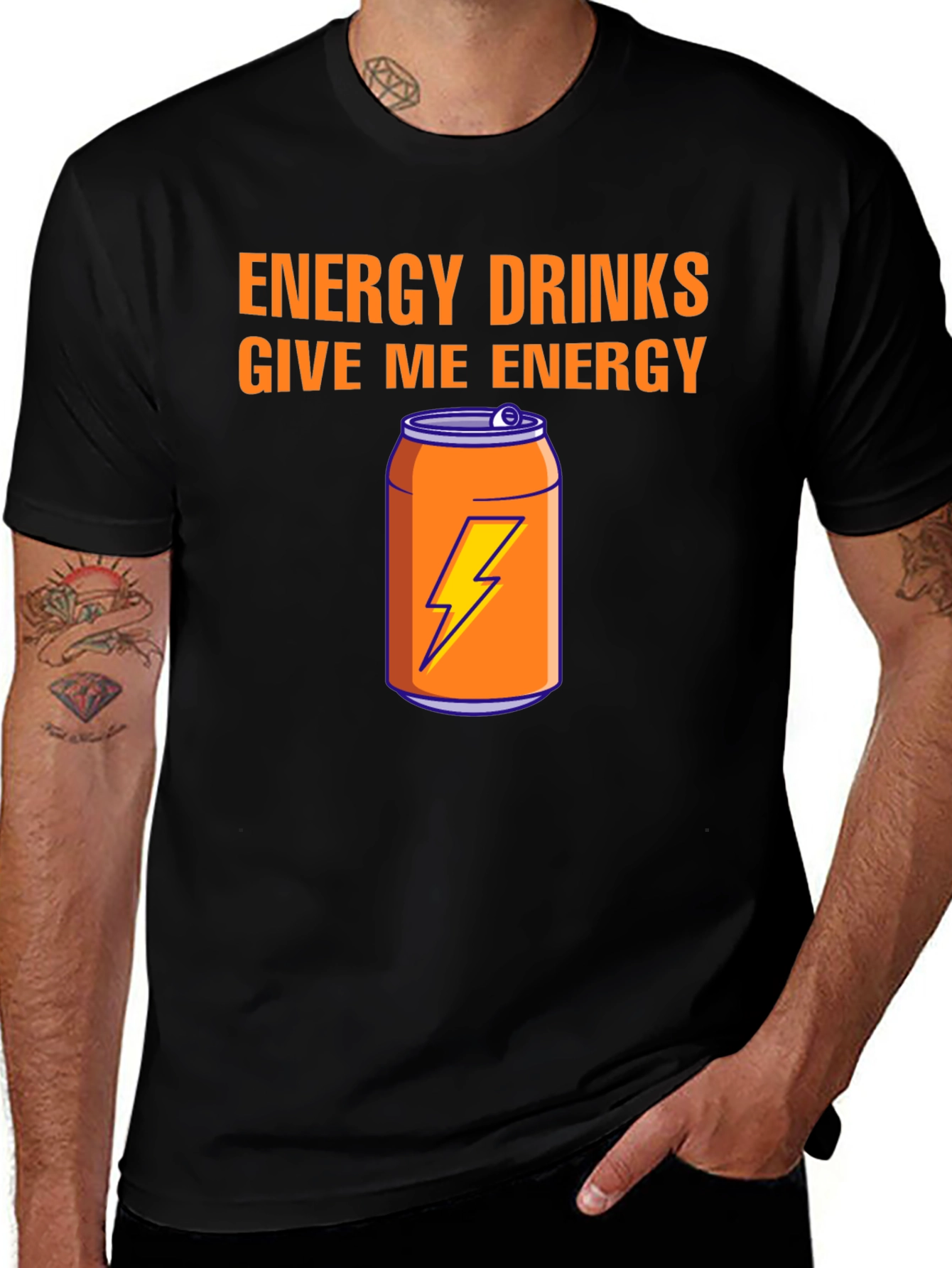Variant 22 of Energy Drinks Graphic Tee