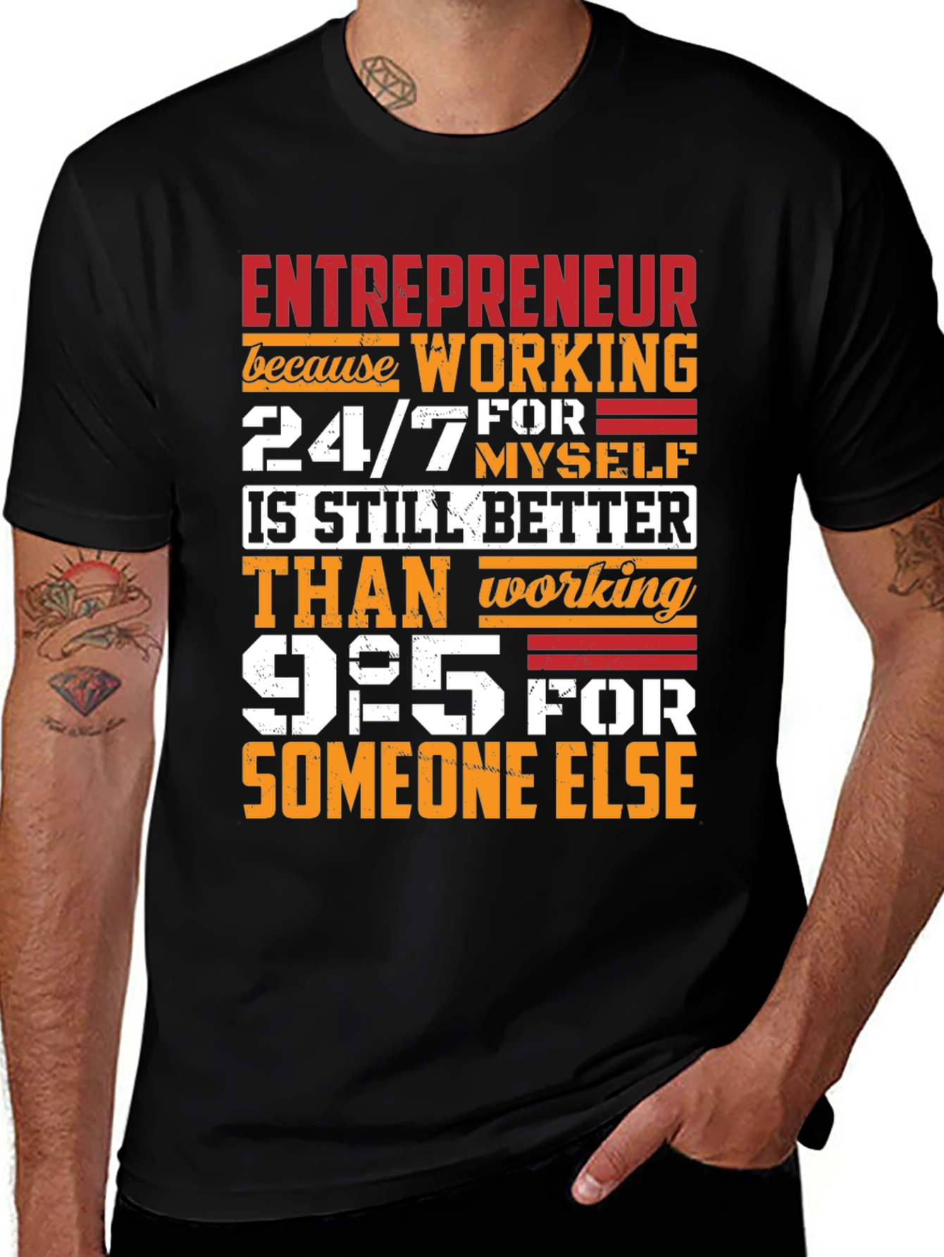 Variant 11 of Entrepreneur 24/7 Work T-Shirt