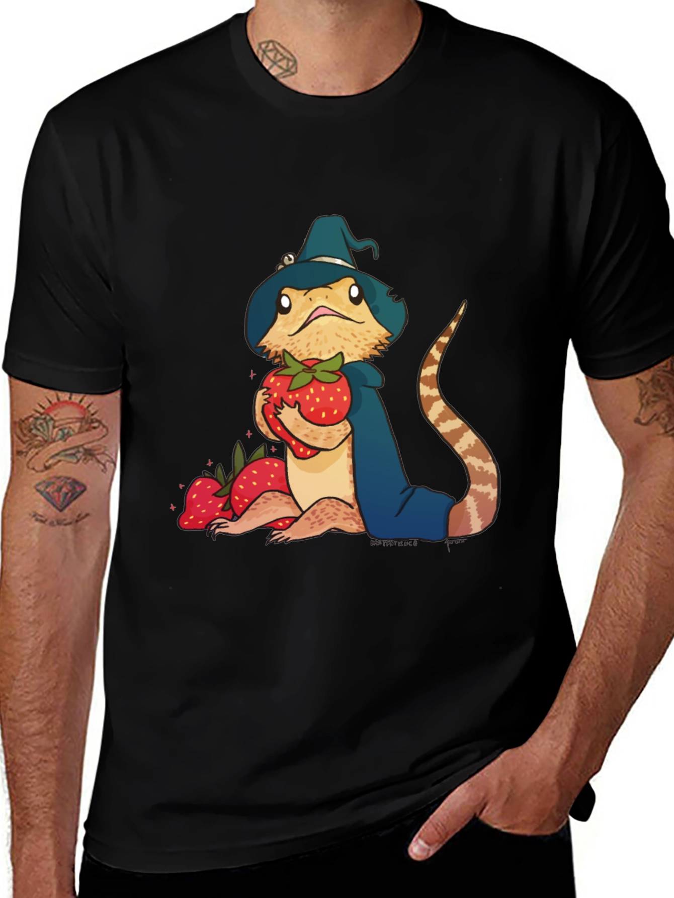 Variant 28 of Bearded Dragon Wizard T-Shirt