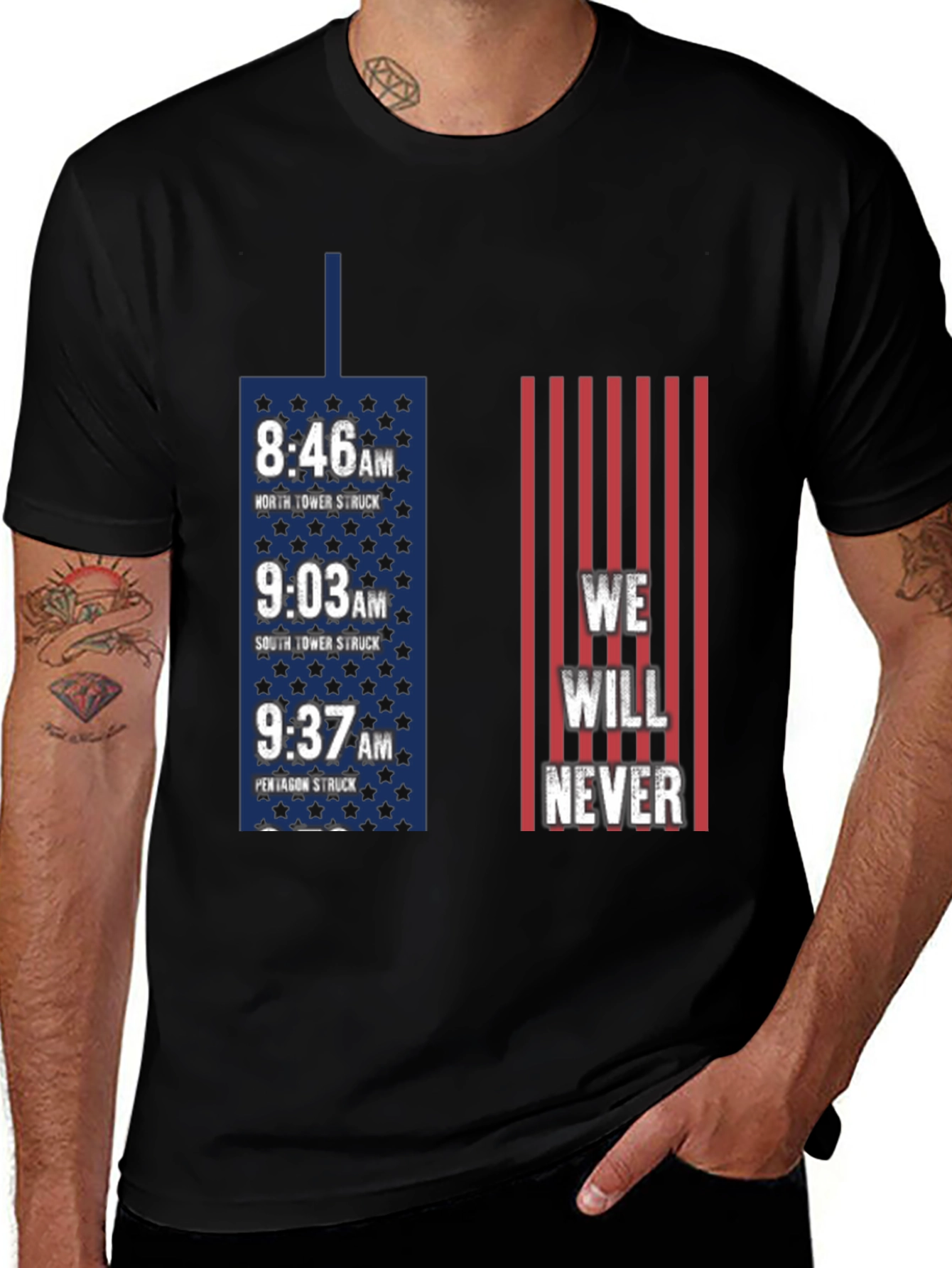 Patriotic 9/11 Never Forget T-Shirt