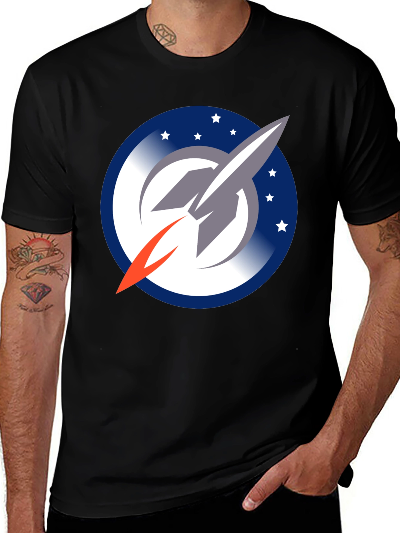 Variant 29 of Rocket Launch Graphic Tee - Space Adventure Shirt