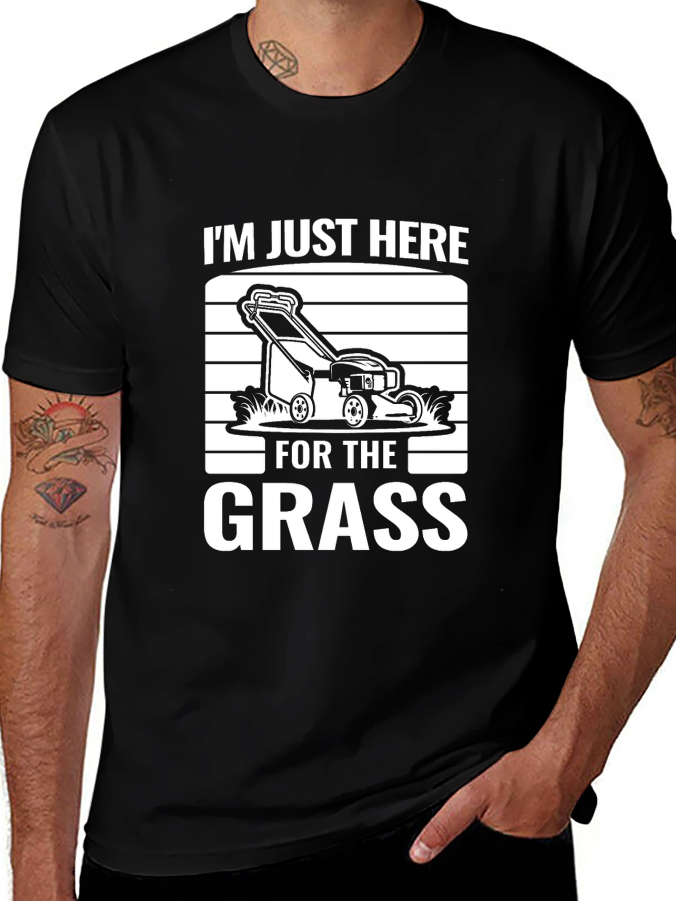 Variant 7 of I'm Just Here for the Grass T-Shirt