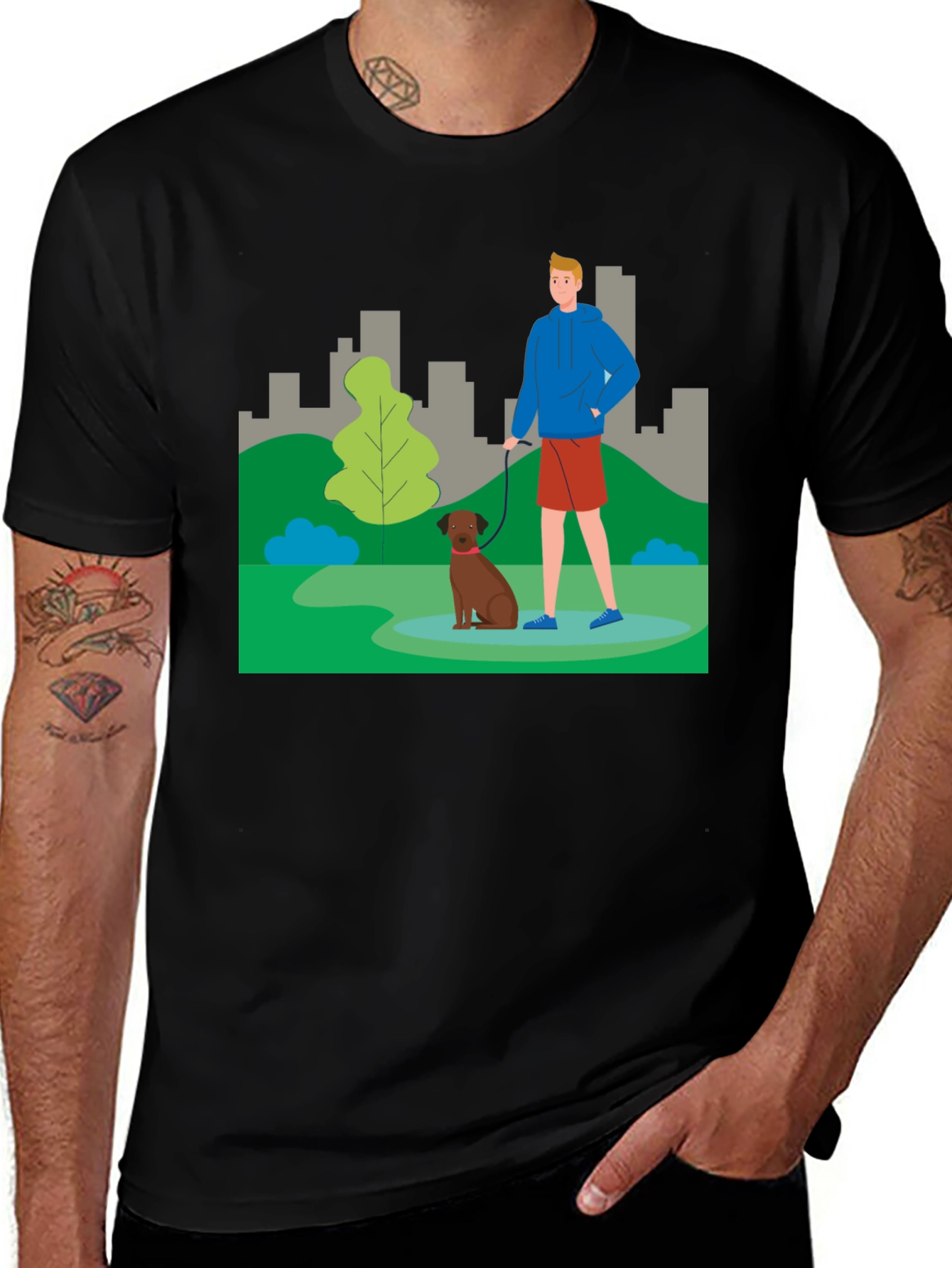 Variant 10 of Man's Best Friend T-Shirt