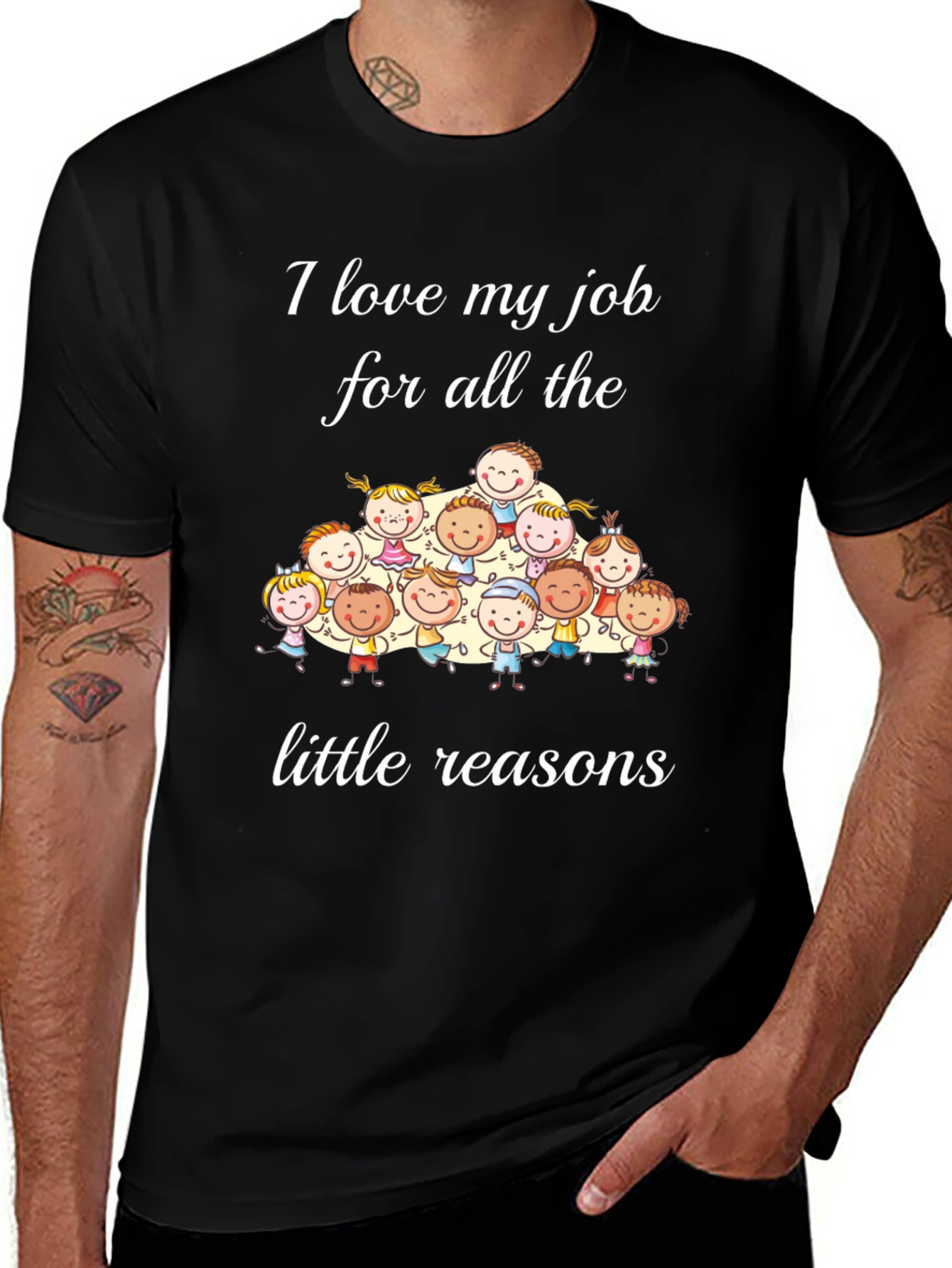 Variant 23 of I Love My Job T-Shirt