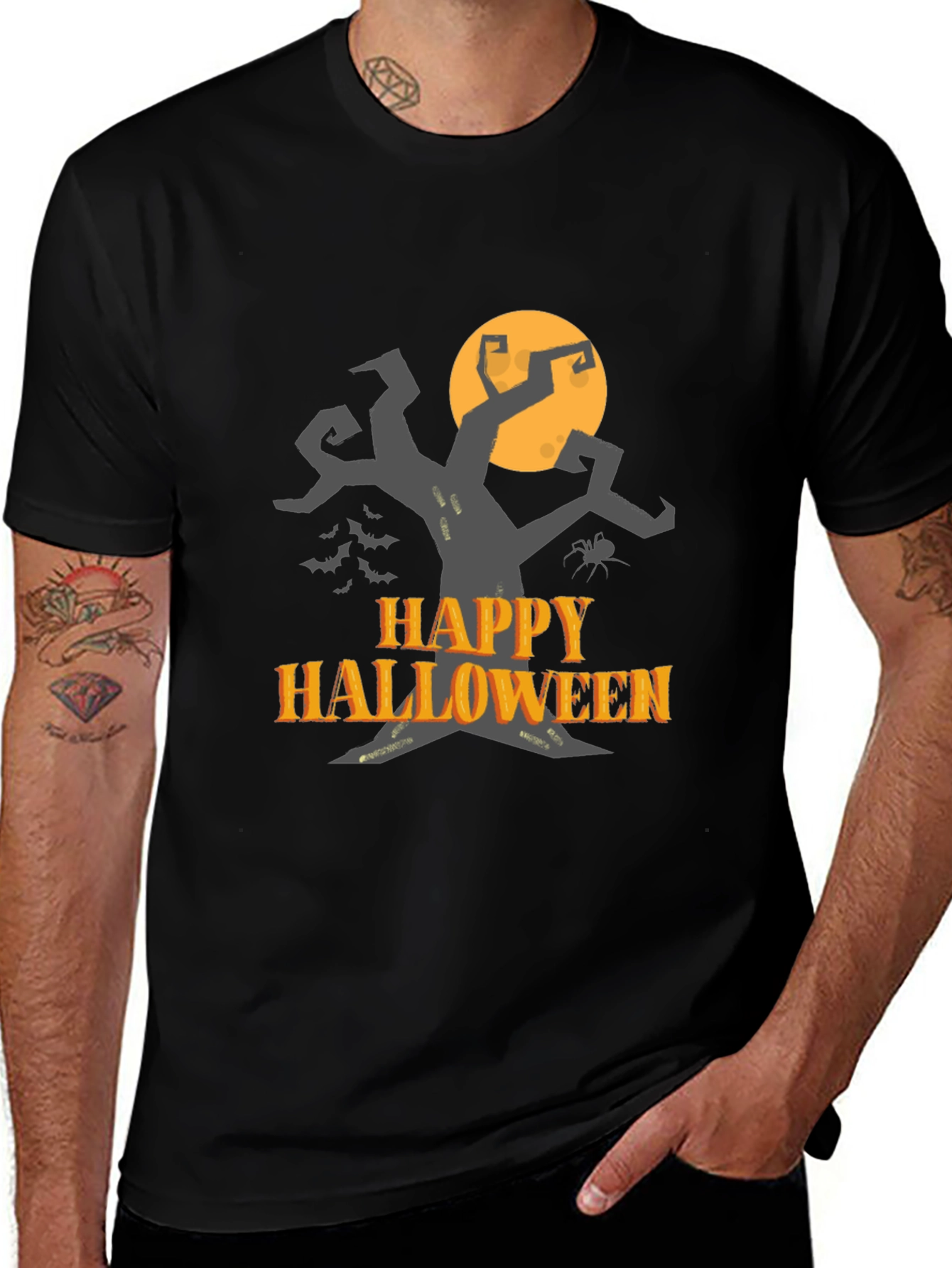 Variant 18 of Halloween Tree Graphic T-Shirt