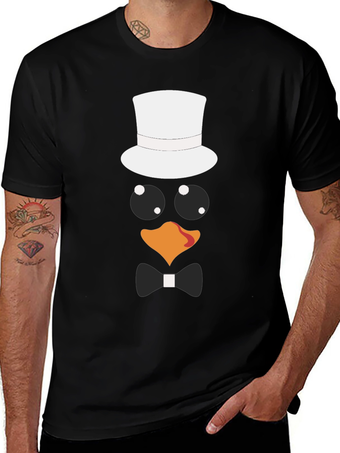 Variant 21 of Penguin Tuxedo T-Shirt - Novelty Graphic Tee