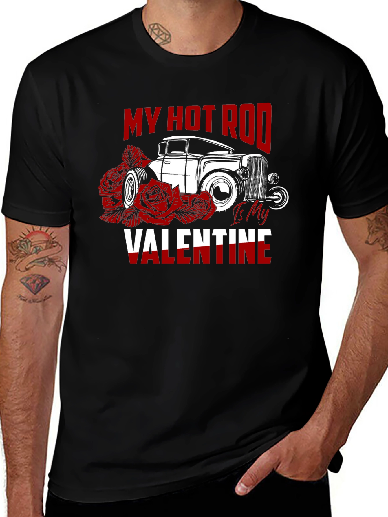Variant 30 of My Hot Rod is My Valentine Graphic T-Shirt