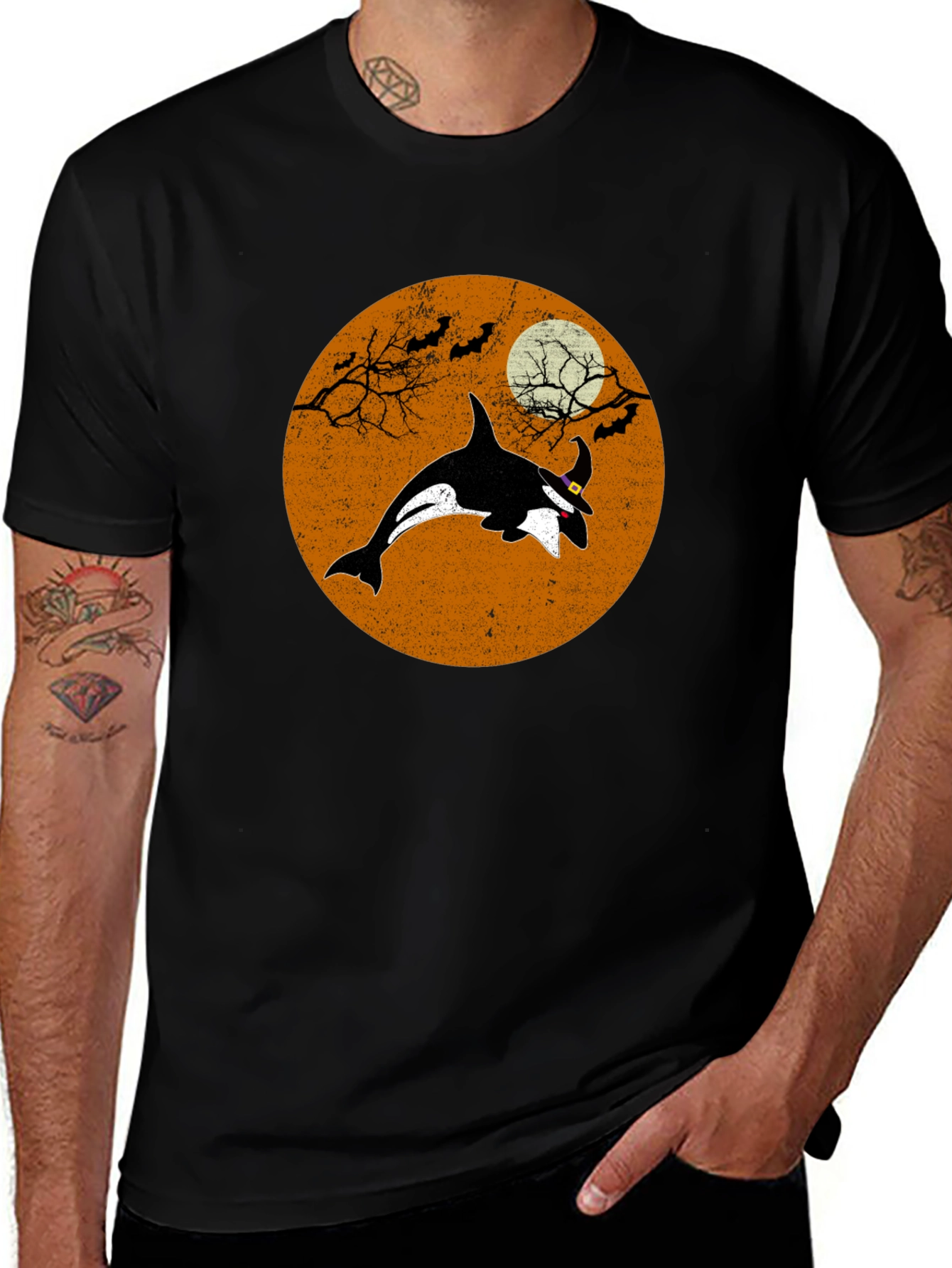 Halloween Orca T-Shirt - Killer Whale Costume Tee