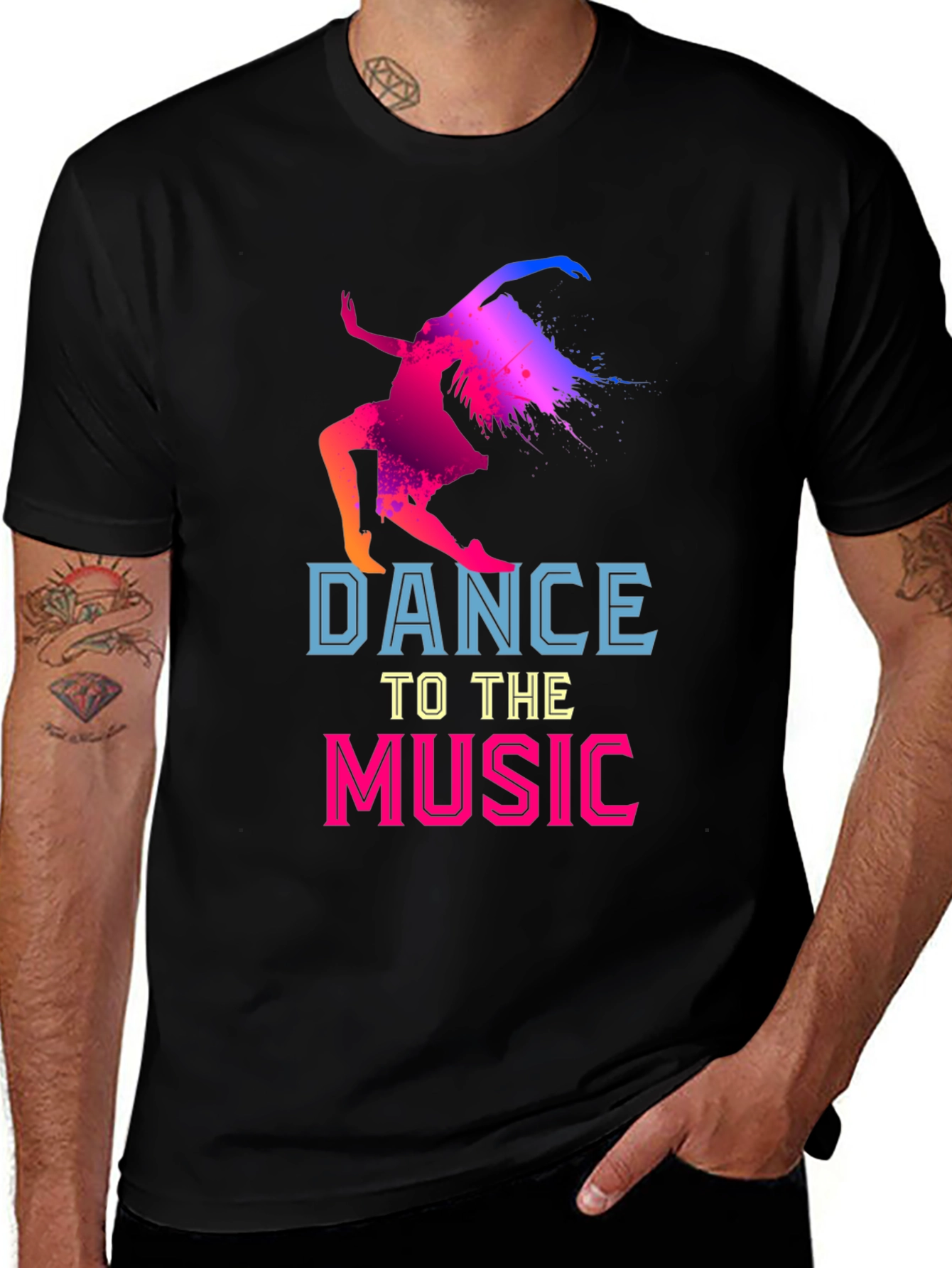Variant 7 of Dance to the Music Graphic Tee