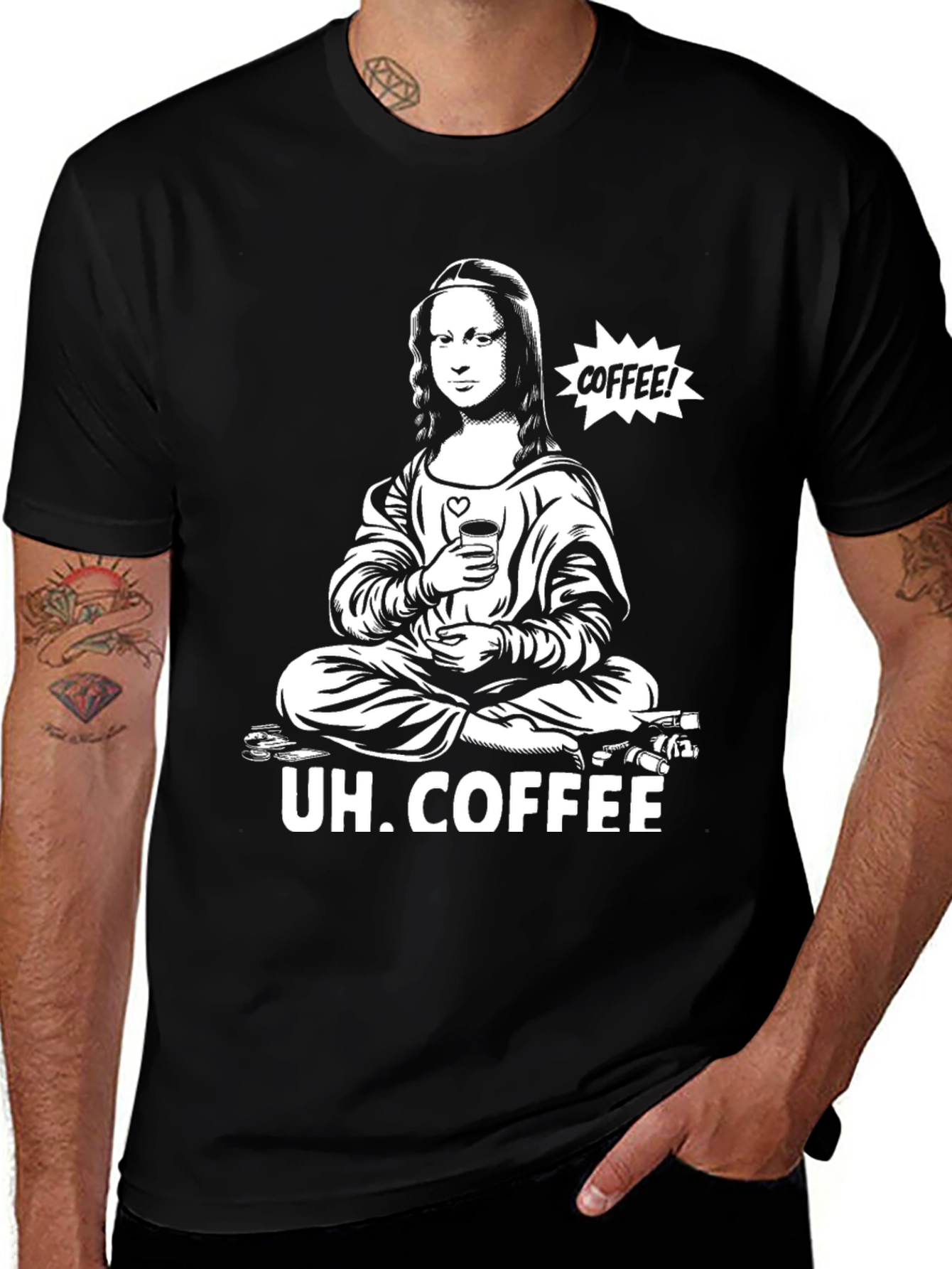 Mona Lisa Coffee T-Shirt