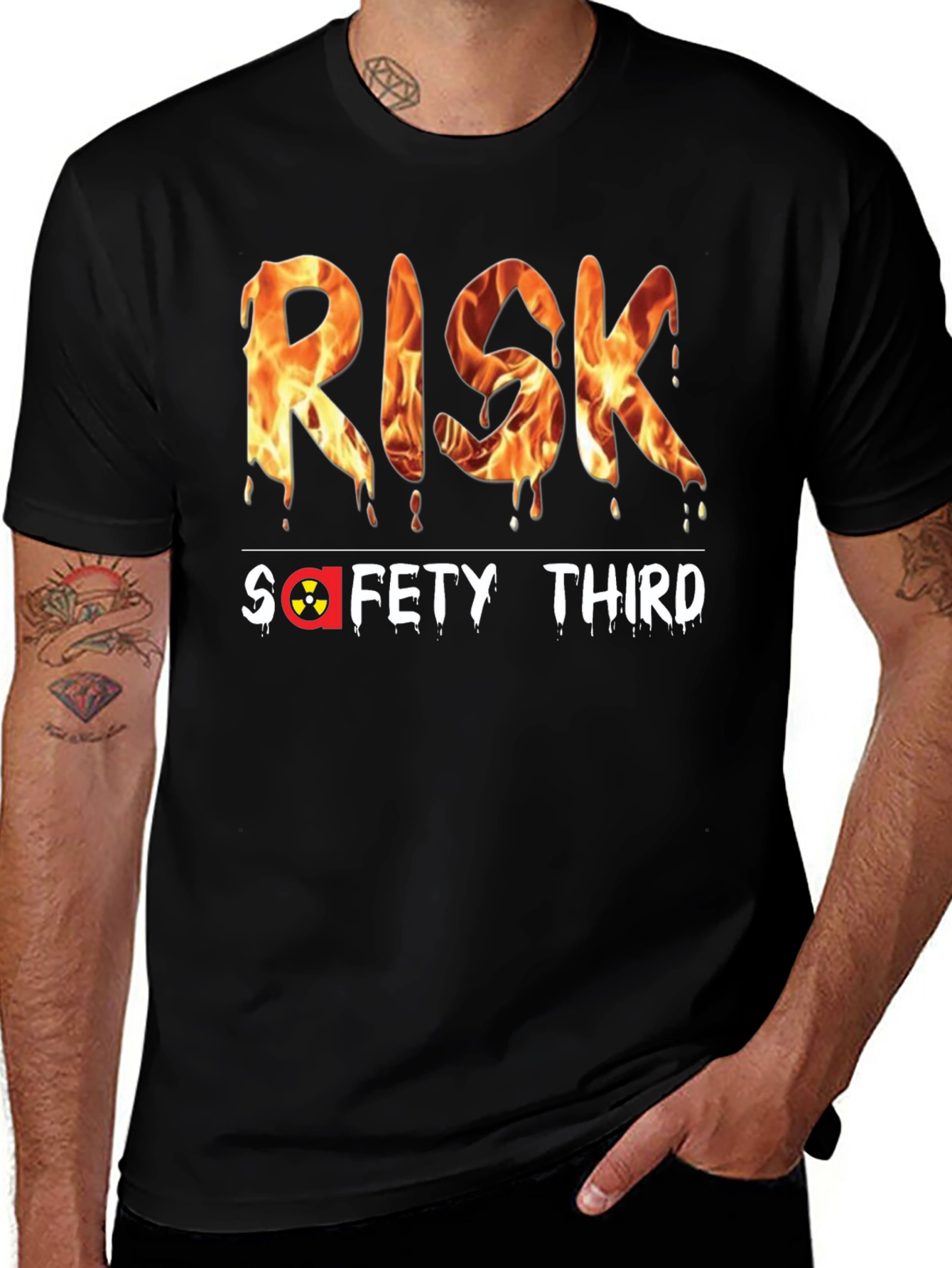 Variant 17 of Risk Safety Third Graphic Tee