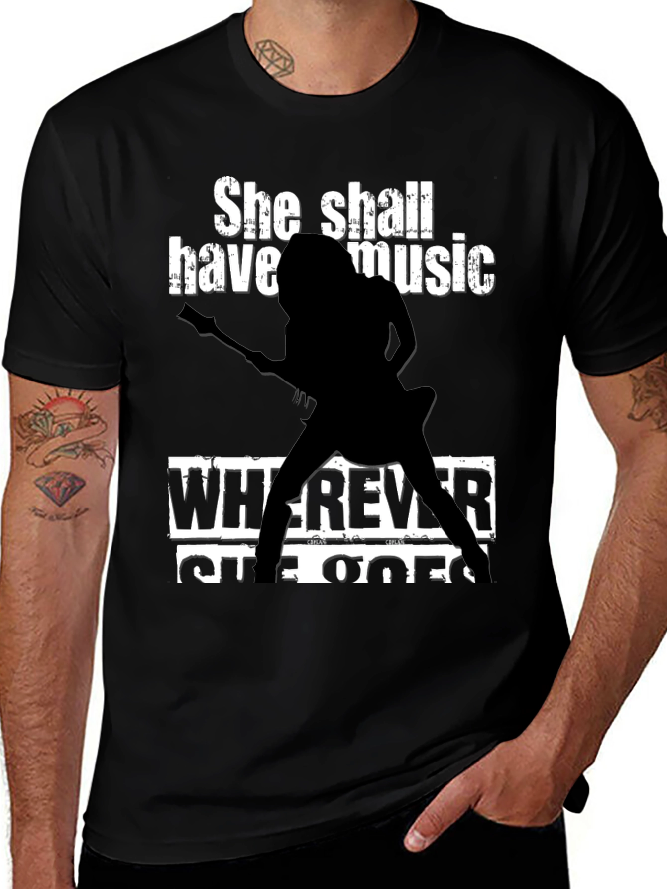 Black She Shall Have Music T-Shirt main image