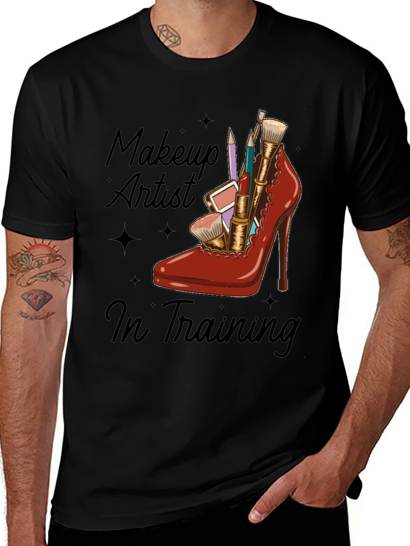 Variant 23 of Makeup Artist In Training Graphic T-Shirt