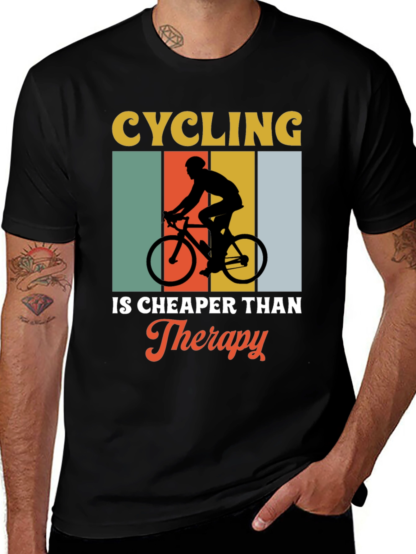 Variant 18 of Cycling Therapy Graphic Tee