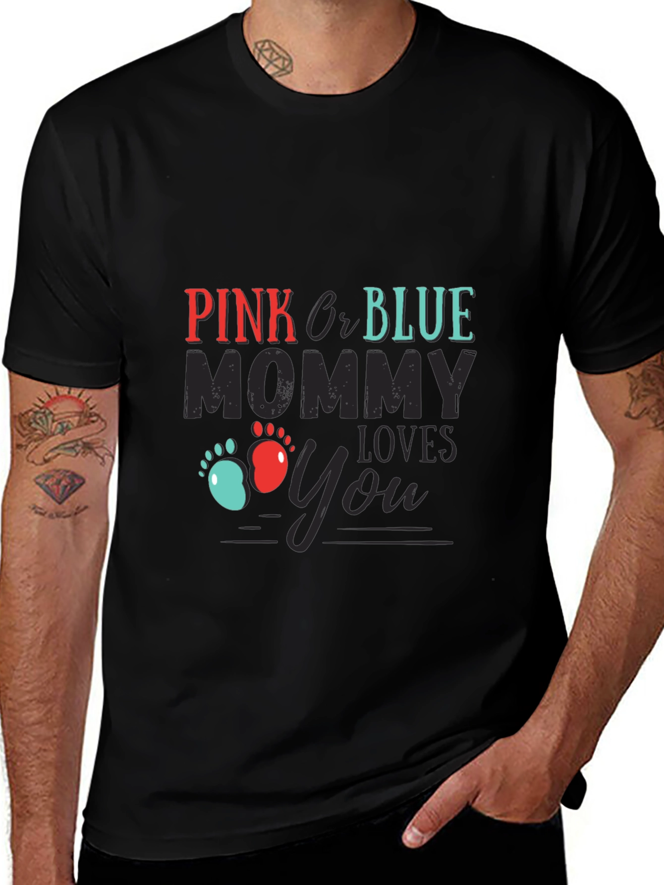Variant 9 of Pink or Blue Mommy Loves You T-Shirt