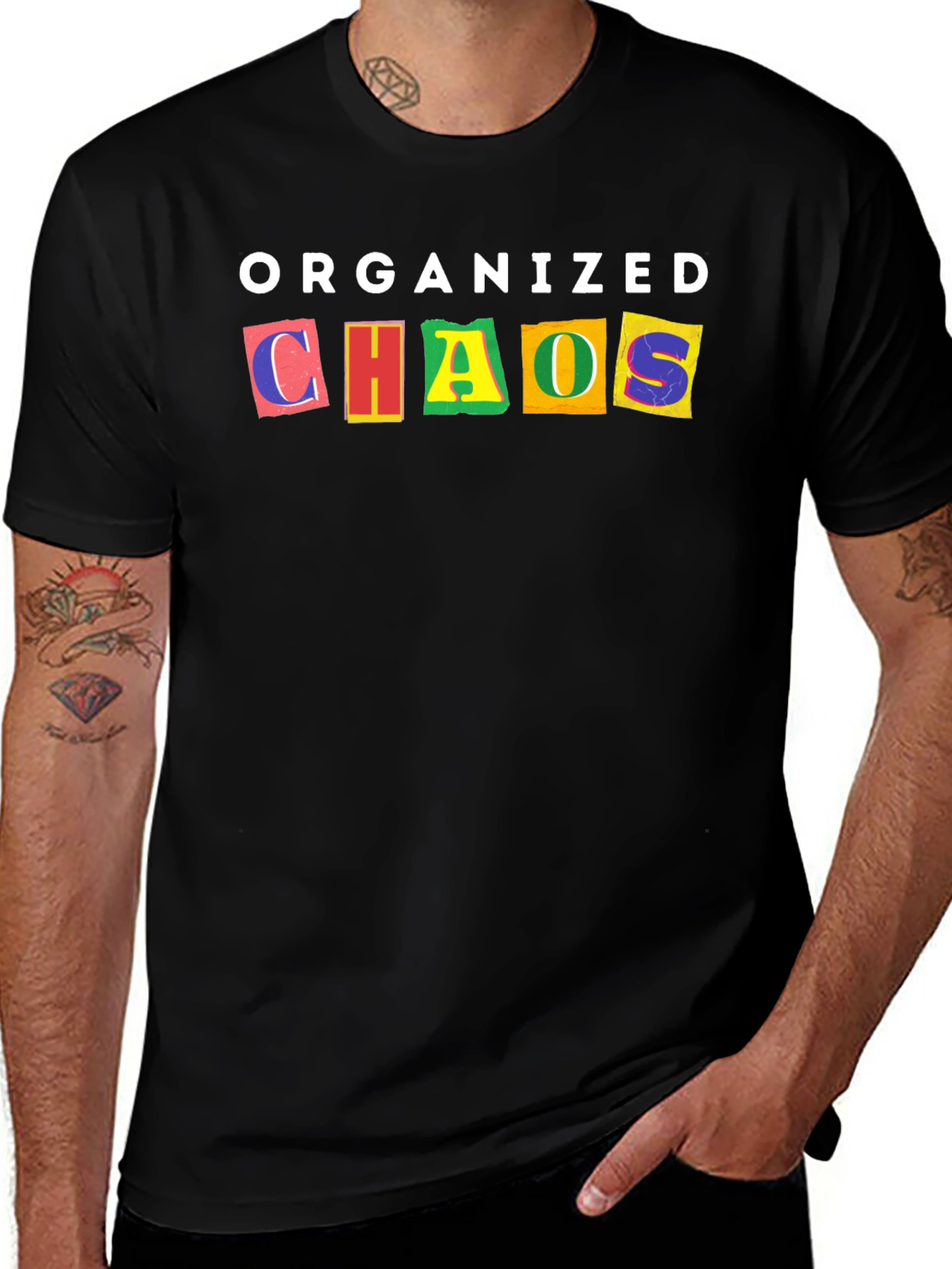 Variant 10 of Organized Chaos Graphic Tee