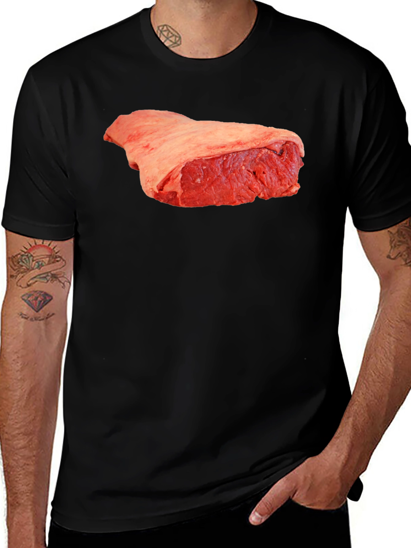 Meat T-Shirt: Bold Statement Tee for BBQ Lovers